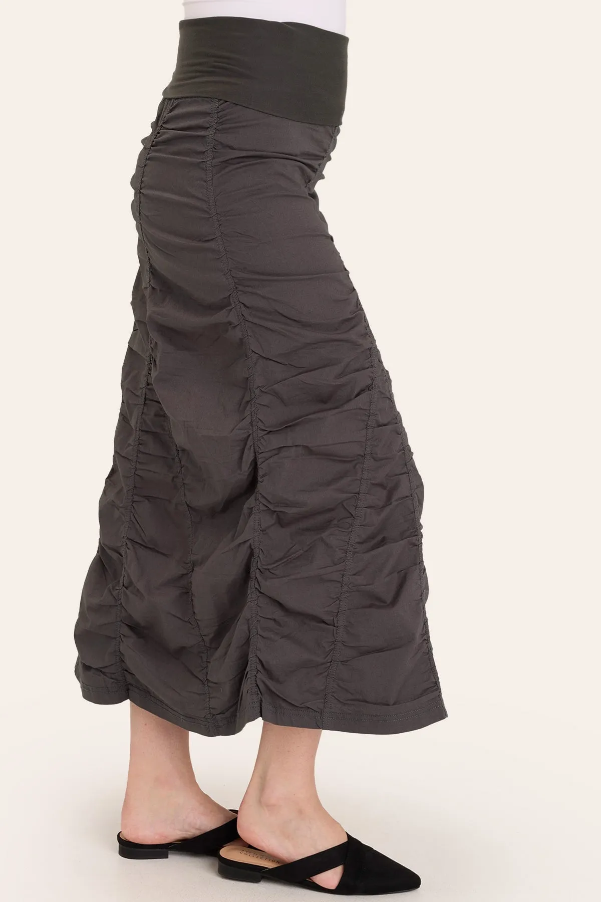 OdorControl Treatment Gored Peasant Skirt