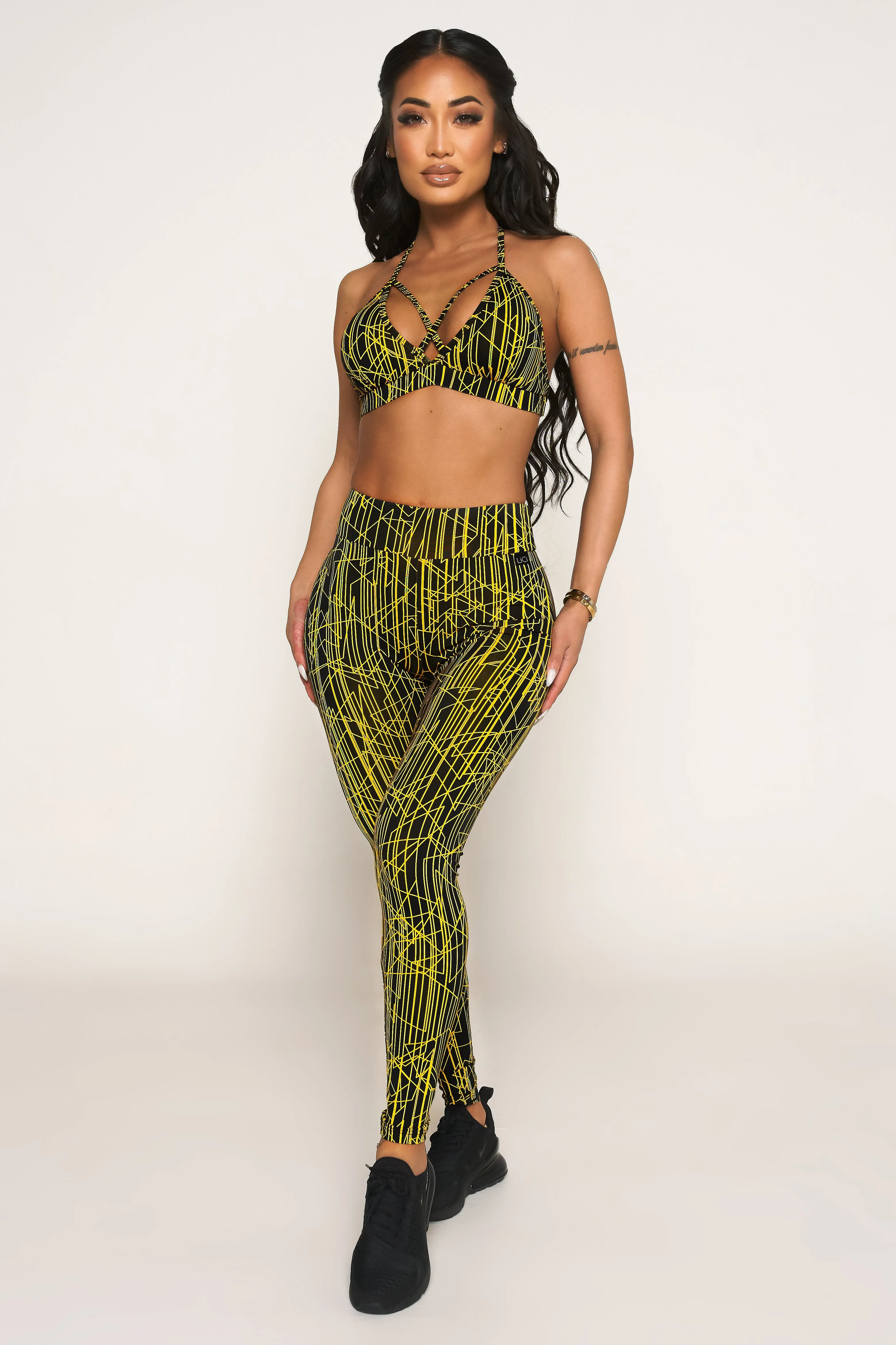 Pulse High Waist Scrunch Legging Island Vibe