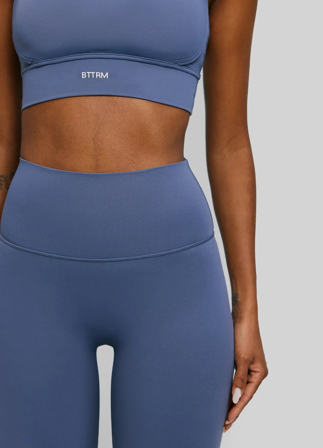 back-to-school Iris Blue Bike Shorts