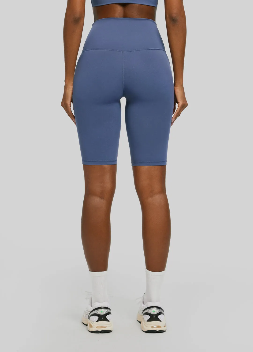 Wrinkle Resistant Treatment Mother's Day gift Iris Blue Bike Shorts