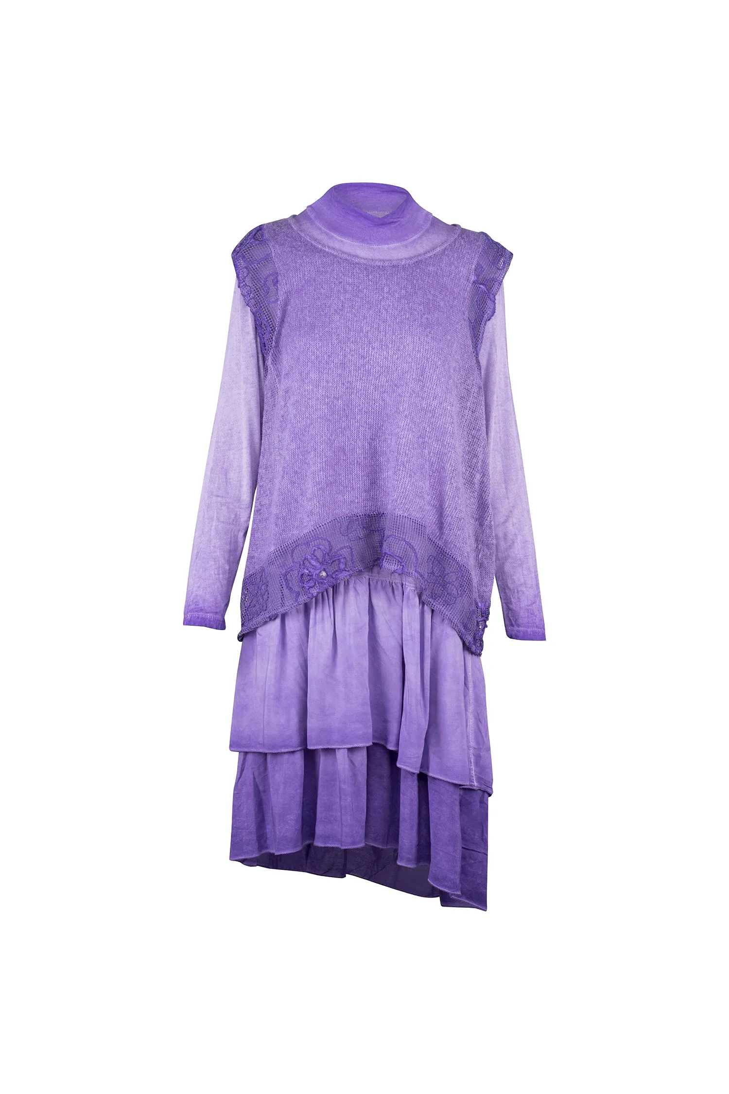Women's Knit Dress | M Light Wool Durable Stitching