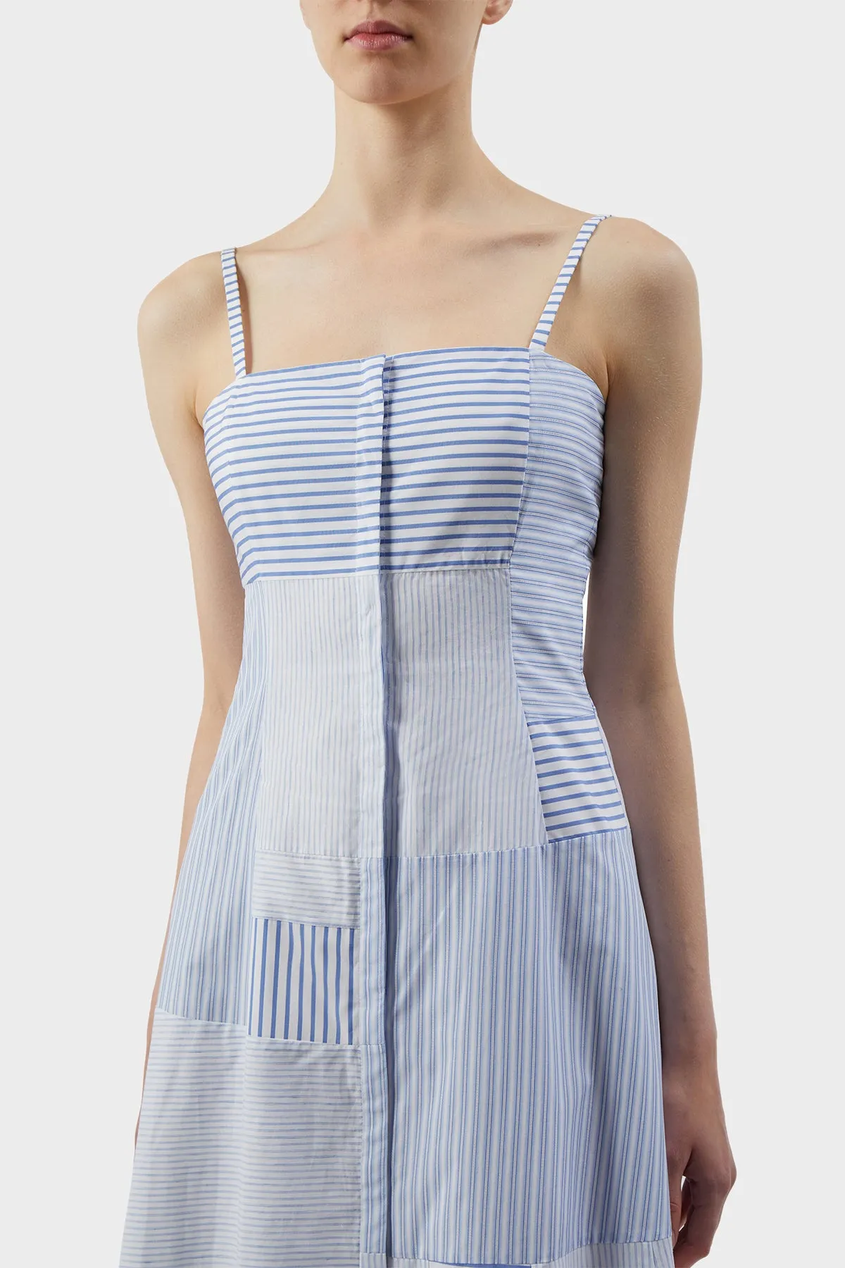 Margritte Dress in Linen Winner Vibe MicroPerforatedTexture