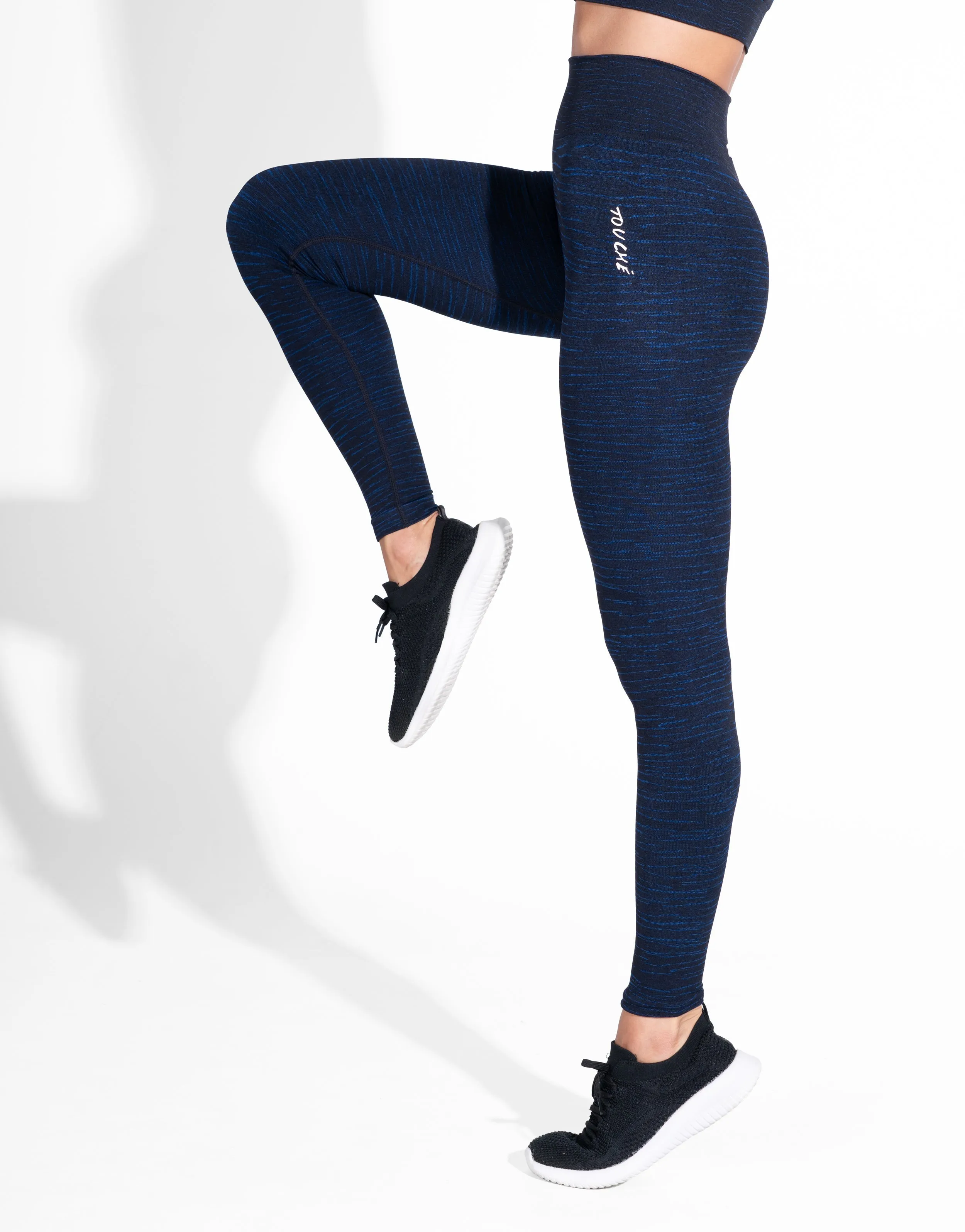Body Hug Fit Feel MARL BLACK SEAMLESS