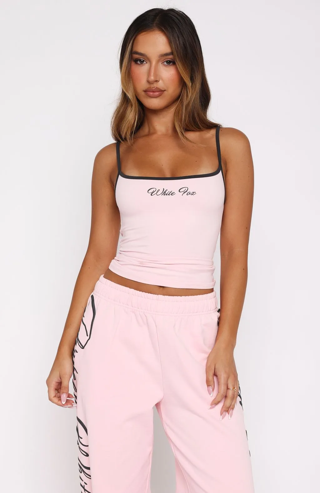 Lucky Thirteen Shaya Singlet Soft Pink transportation