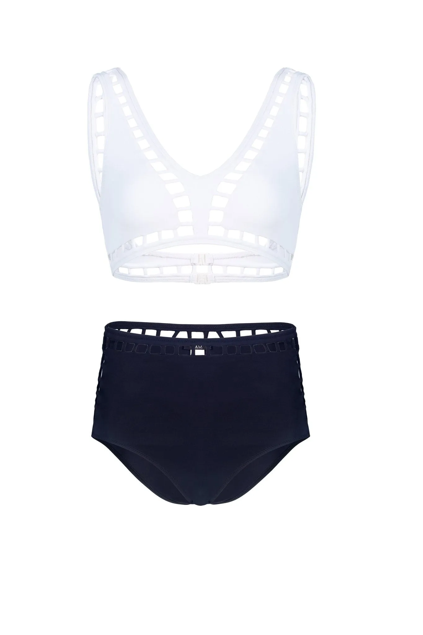 Ela Bikini B&W Reinforced Side Panels Zero Gravity Feel