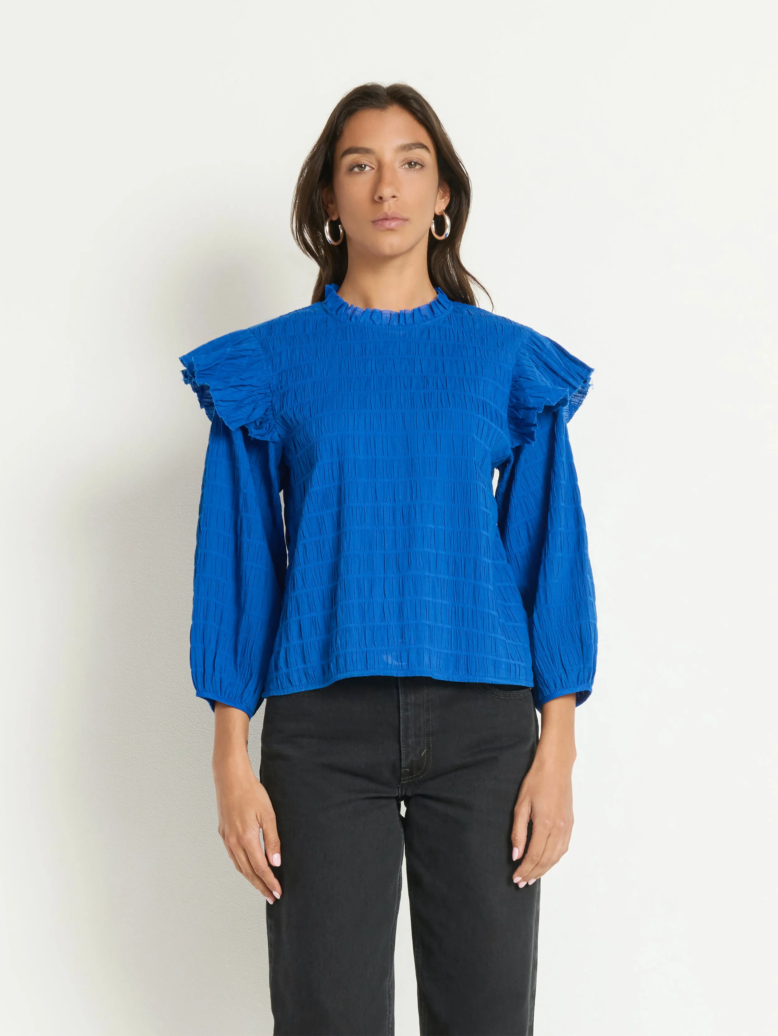 Picnic Fun Aria Ruffle Top