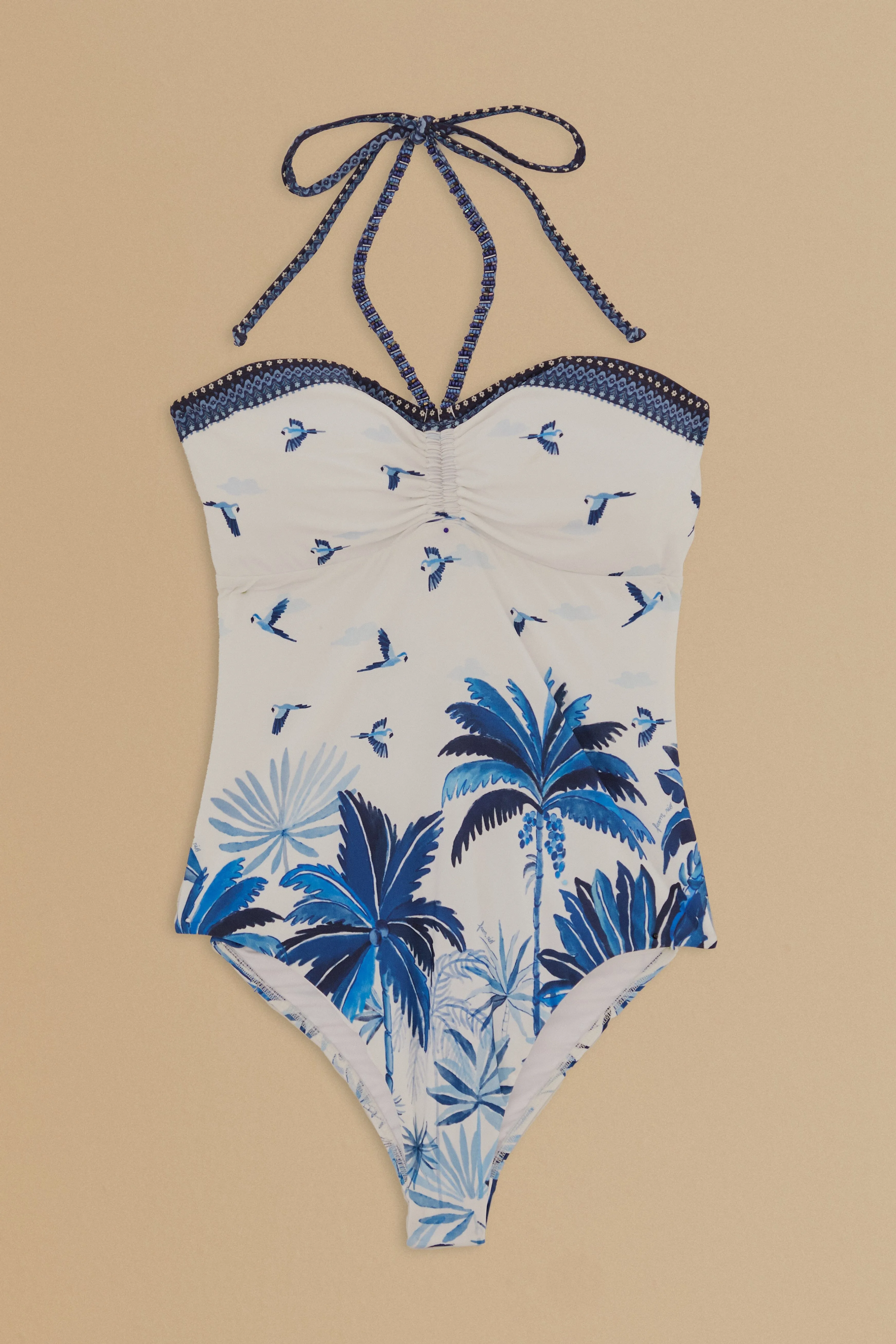 Non Chlorine Damage Dream Sky One Piece Swimsuit