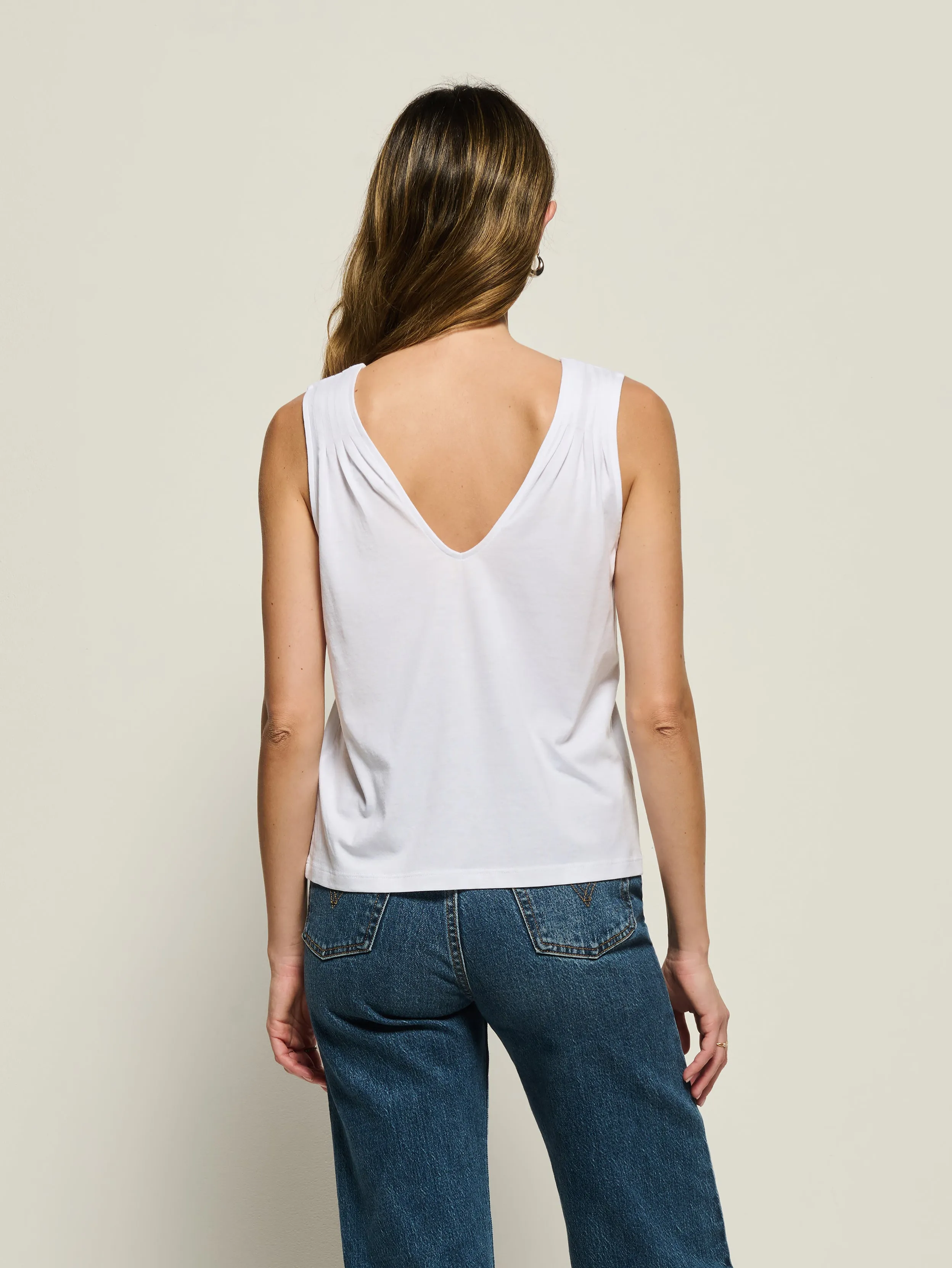 SoftTouchLining HighCollar Style Vikki Tank