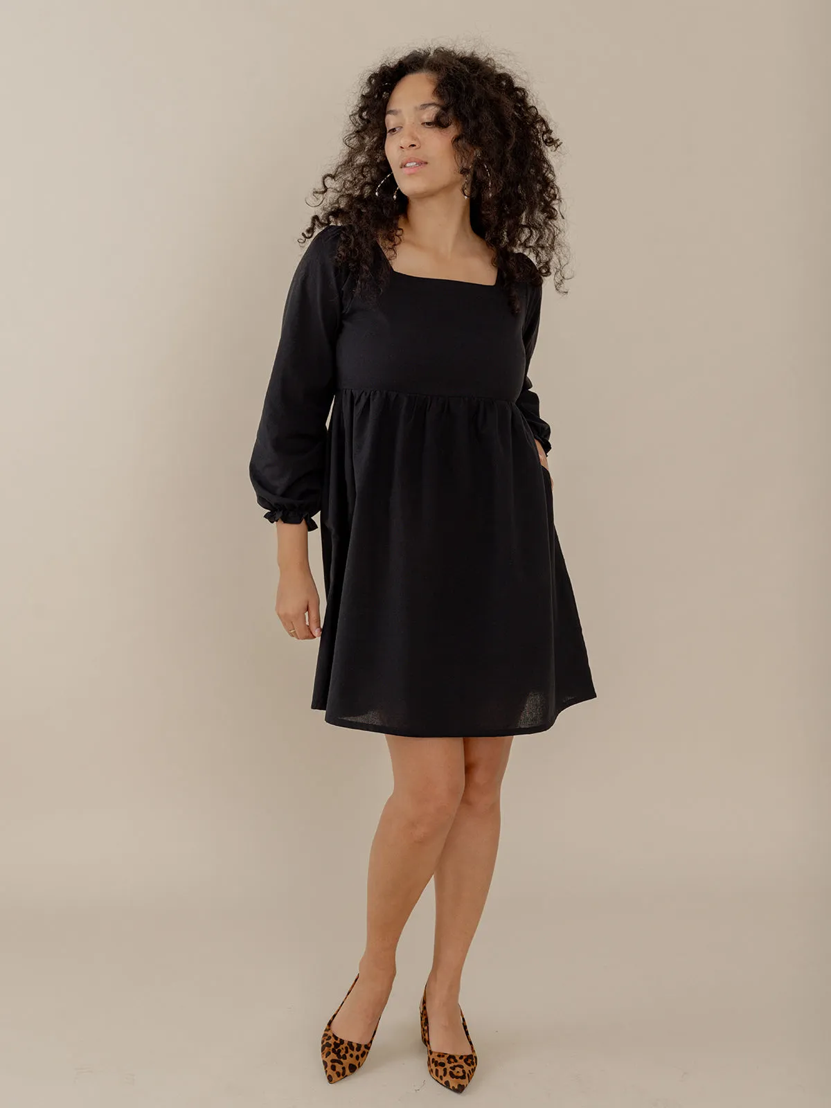 Inner Glow Nico Mini Dress - Black