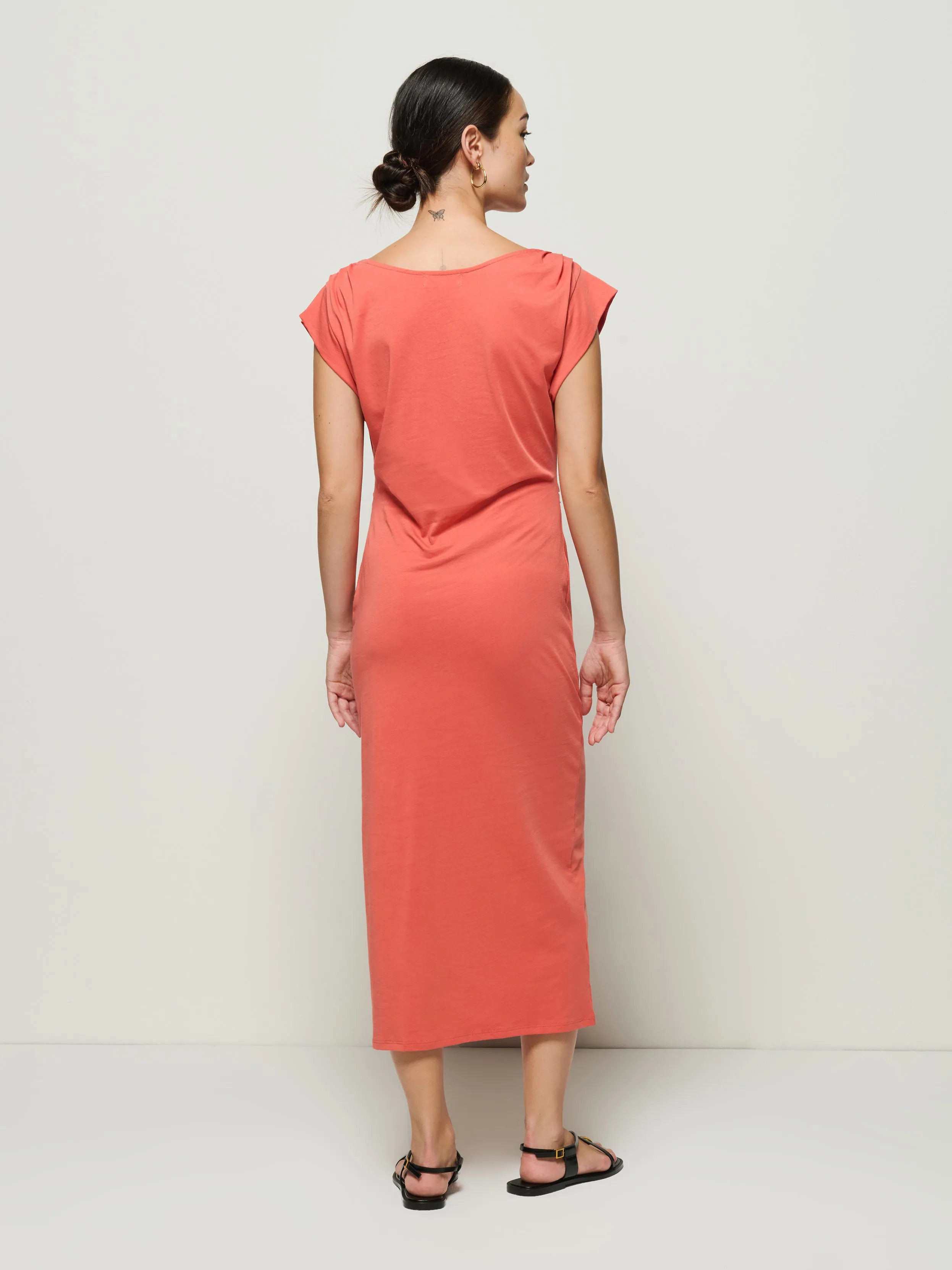 Fire Core Ultraviolet Protection Salma Pleated Midi