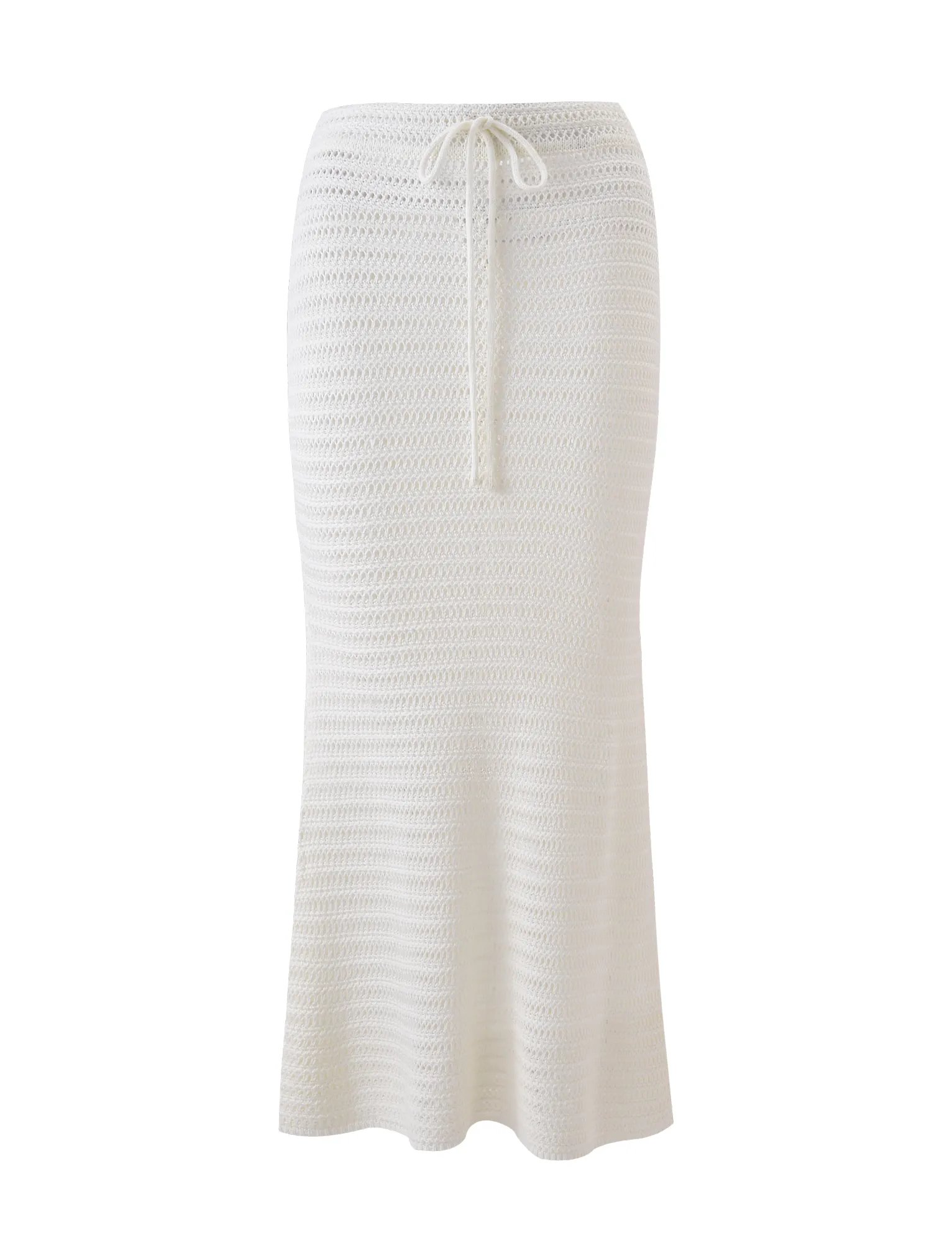 EMELYN MIDI SKIRT - CREAM Gentle Comfort Minimal Design