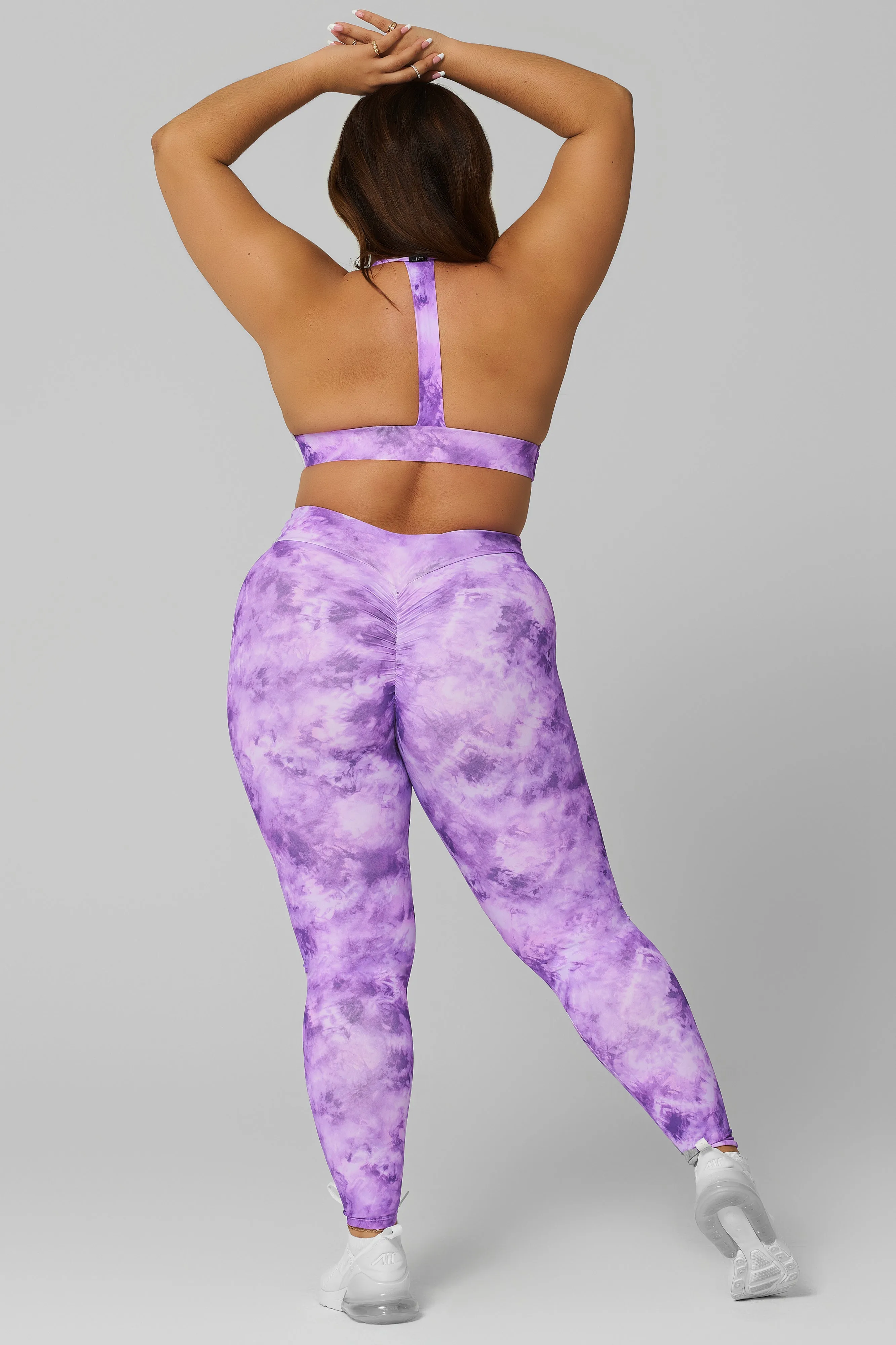 QuickDry Construction Groove High Waist Scrunch Legging