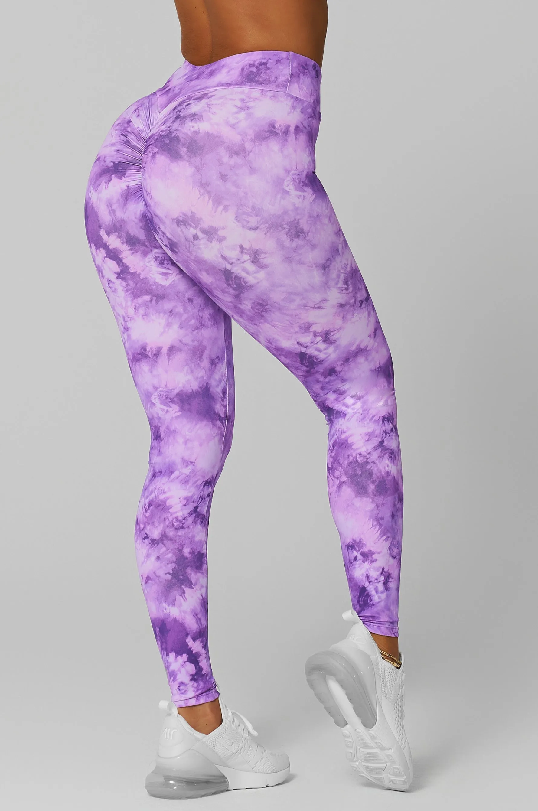 Smart Glow BalancedDrape Groove High Waist Scrunch Legging