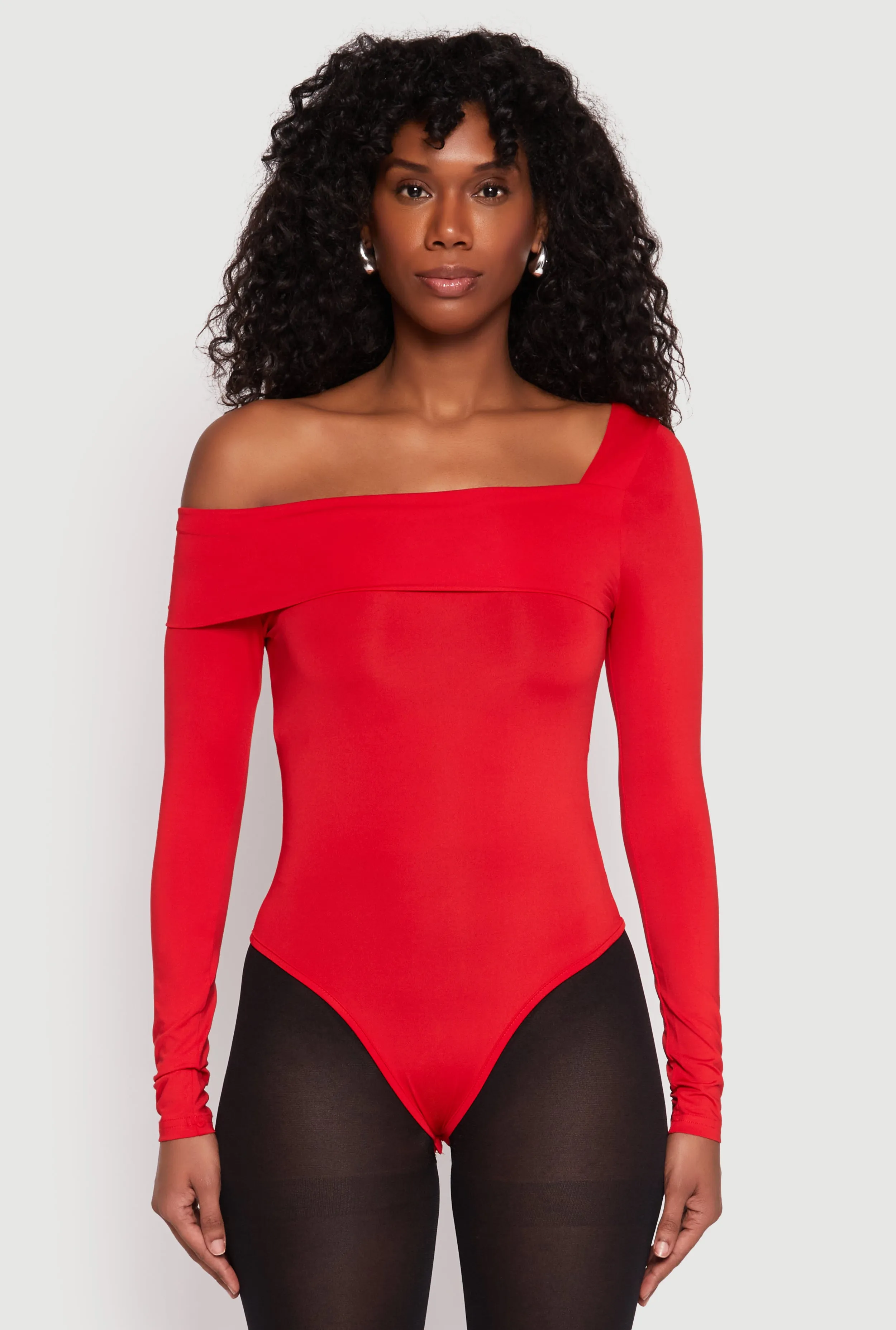 Daisy One Shoulder Bodysuit Clean Gym Fancy Minimal