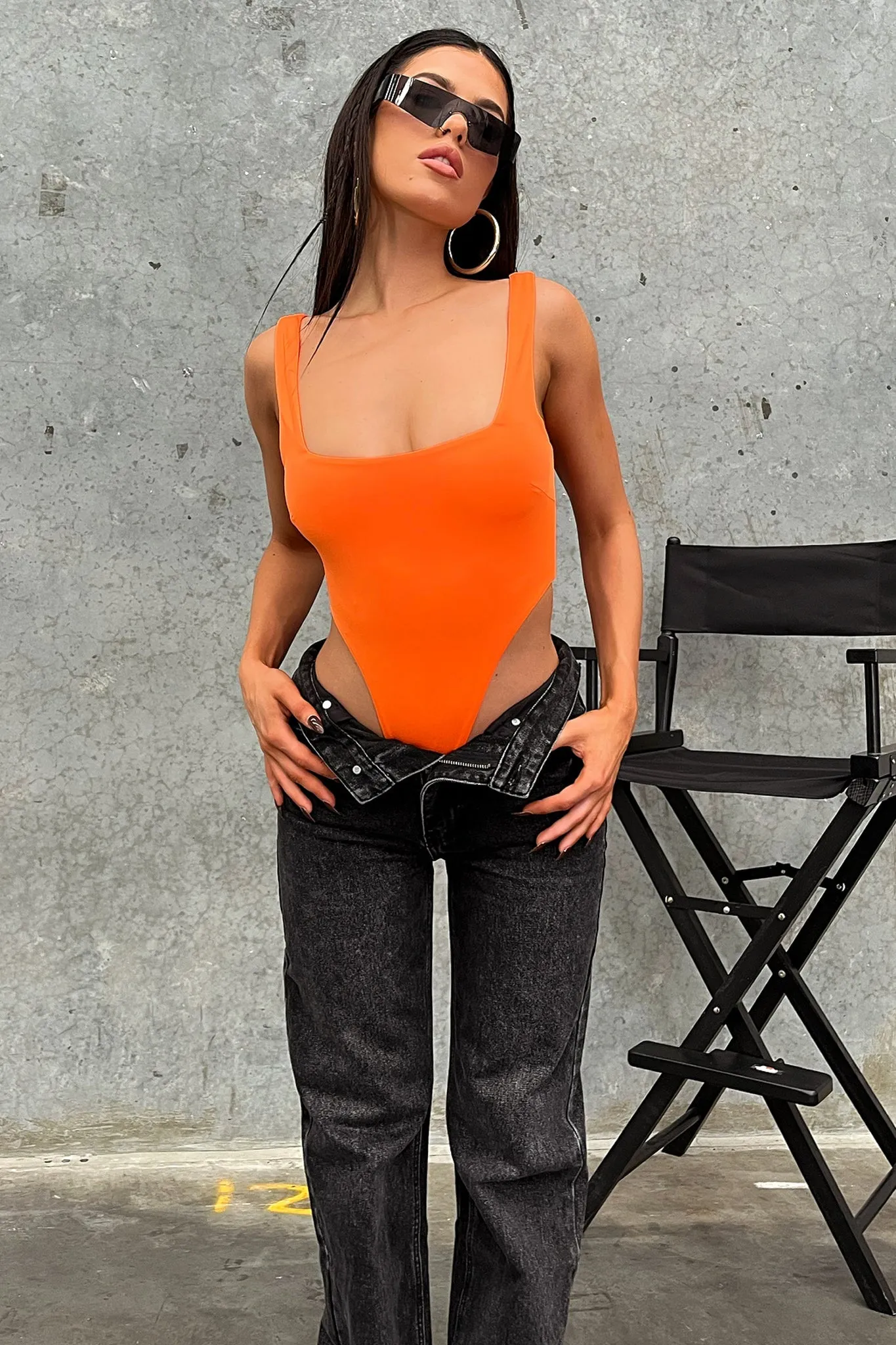 Moxy Bodysuit - Orange Holiday Trendy Smart Dancer