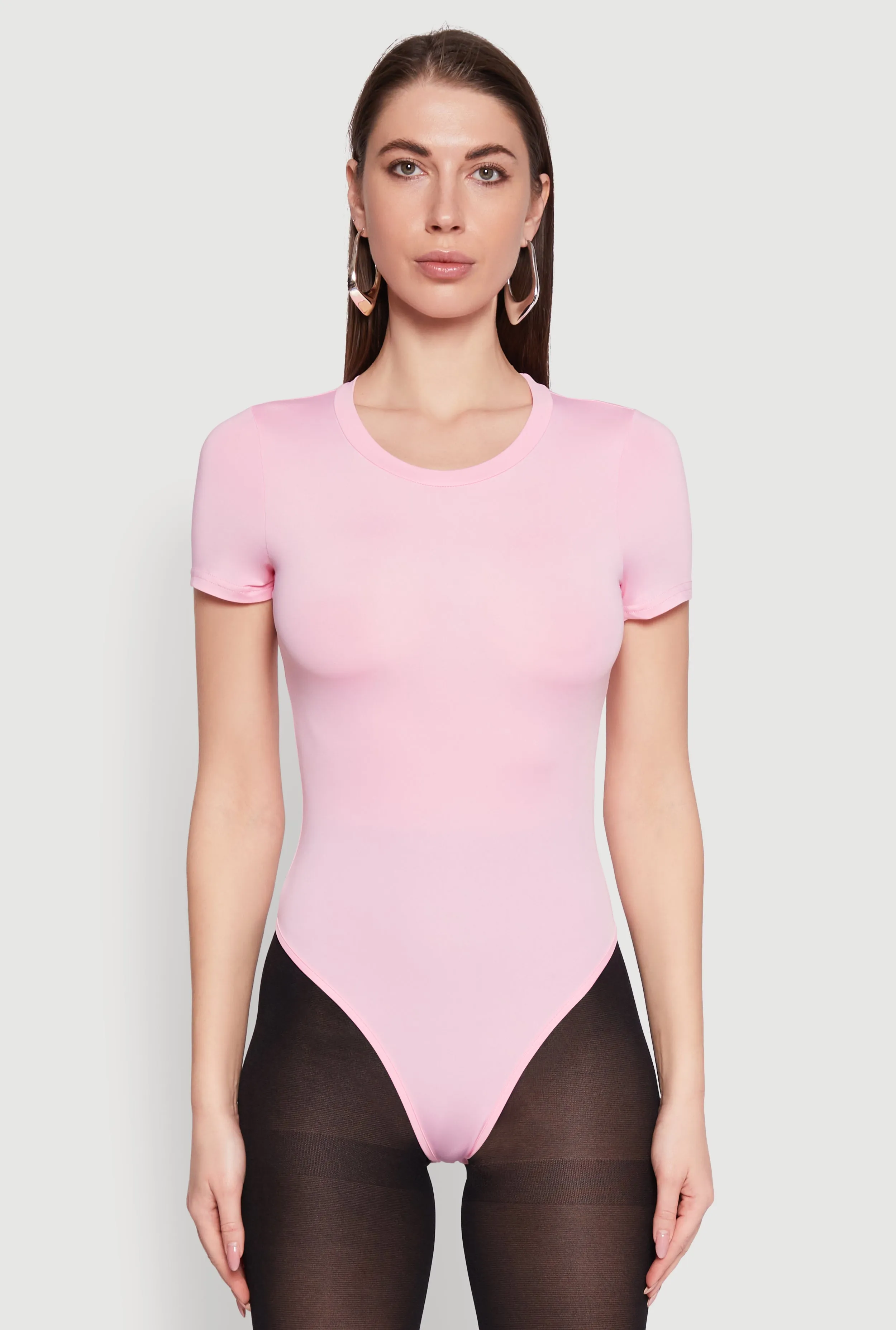 Breathable Natural Daisy Crew Neck Bodysuit