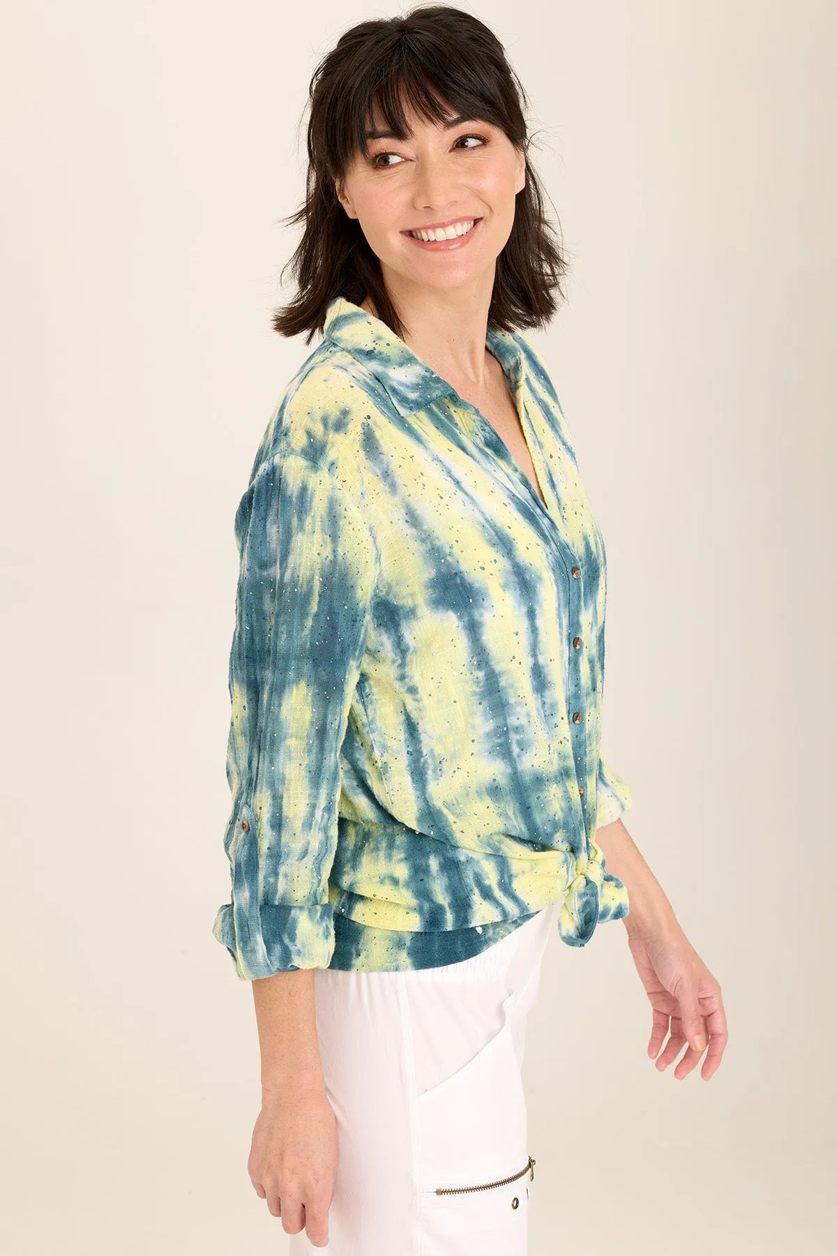 Porter Blouse SplitHemDesign Seamless transition