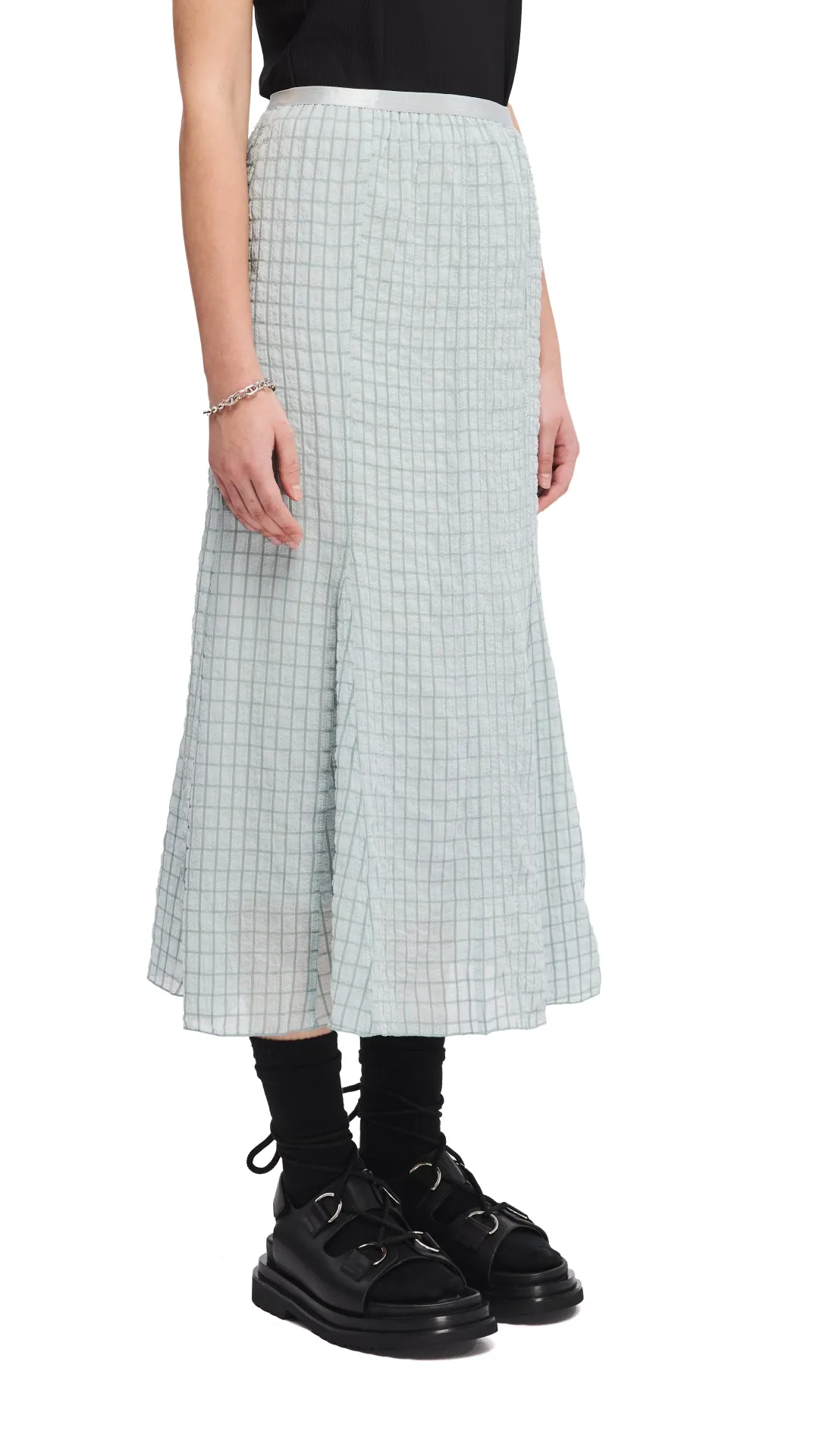 Contemporary Brand Wrinkle Chiffon Skirt
