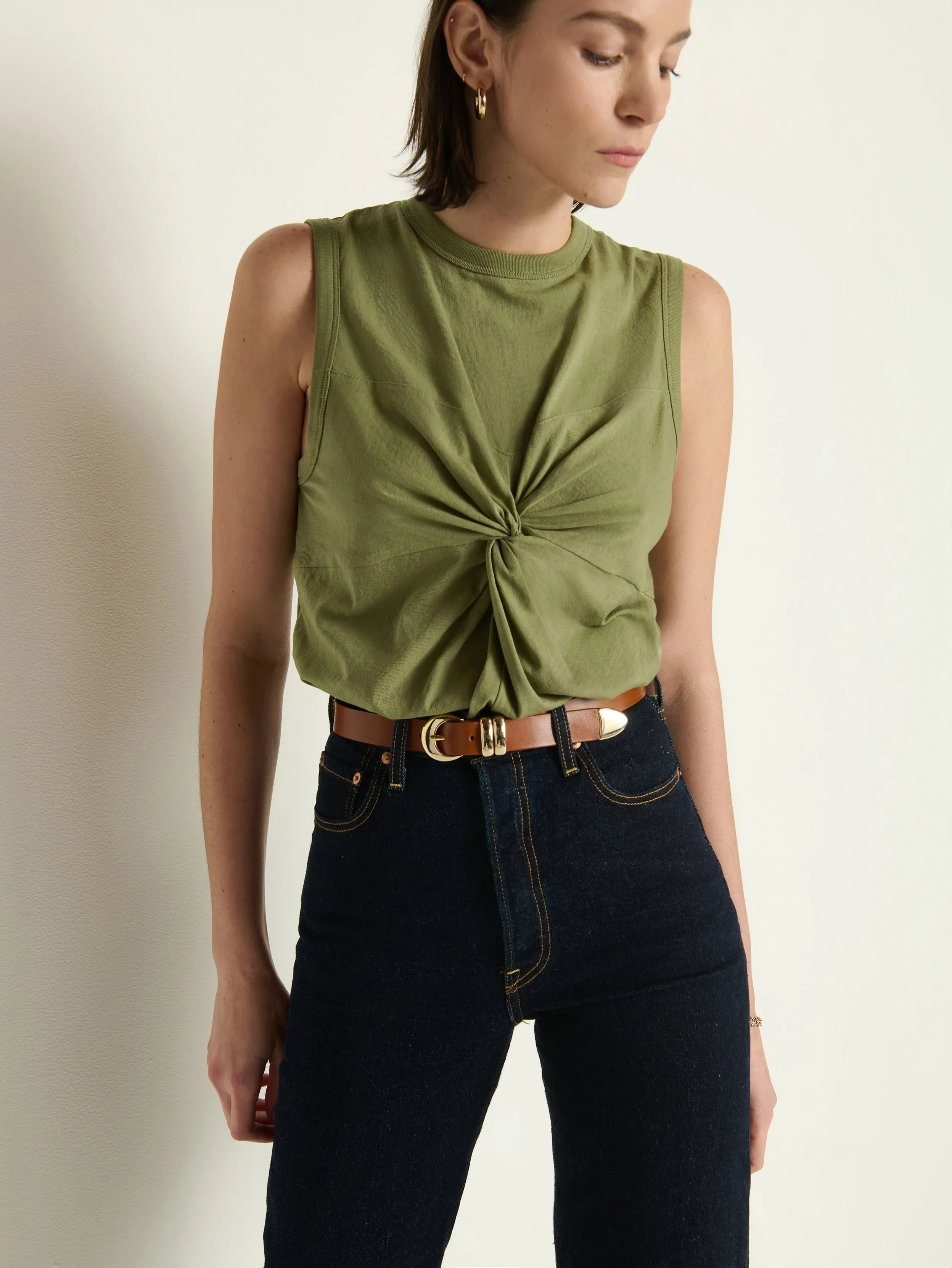 OrganicCotton QuickAccessPockets Neve Twist Tank