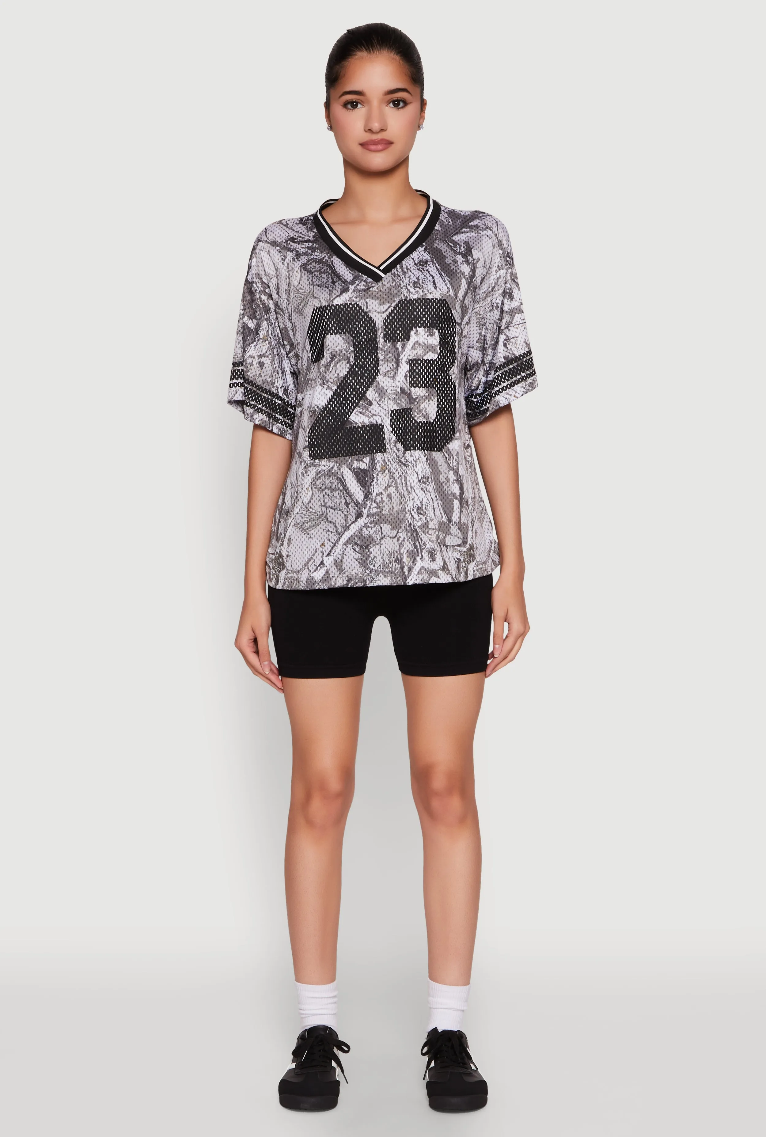 Daily Comfort Style Active Wear 23 Football Graphic Top