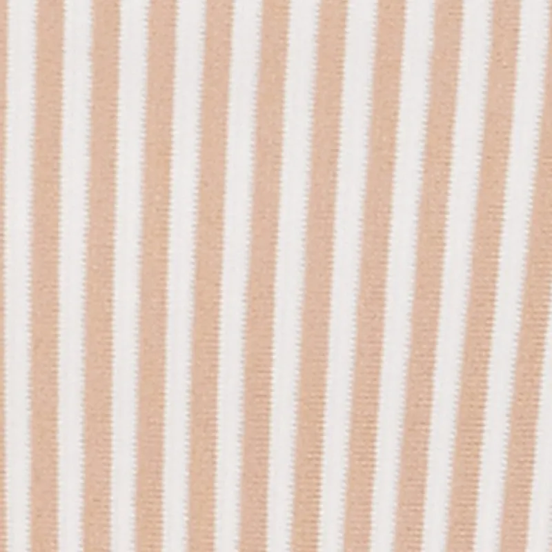 anti static Tropical theme Striped Knot Front Knit Pencil Skirt