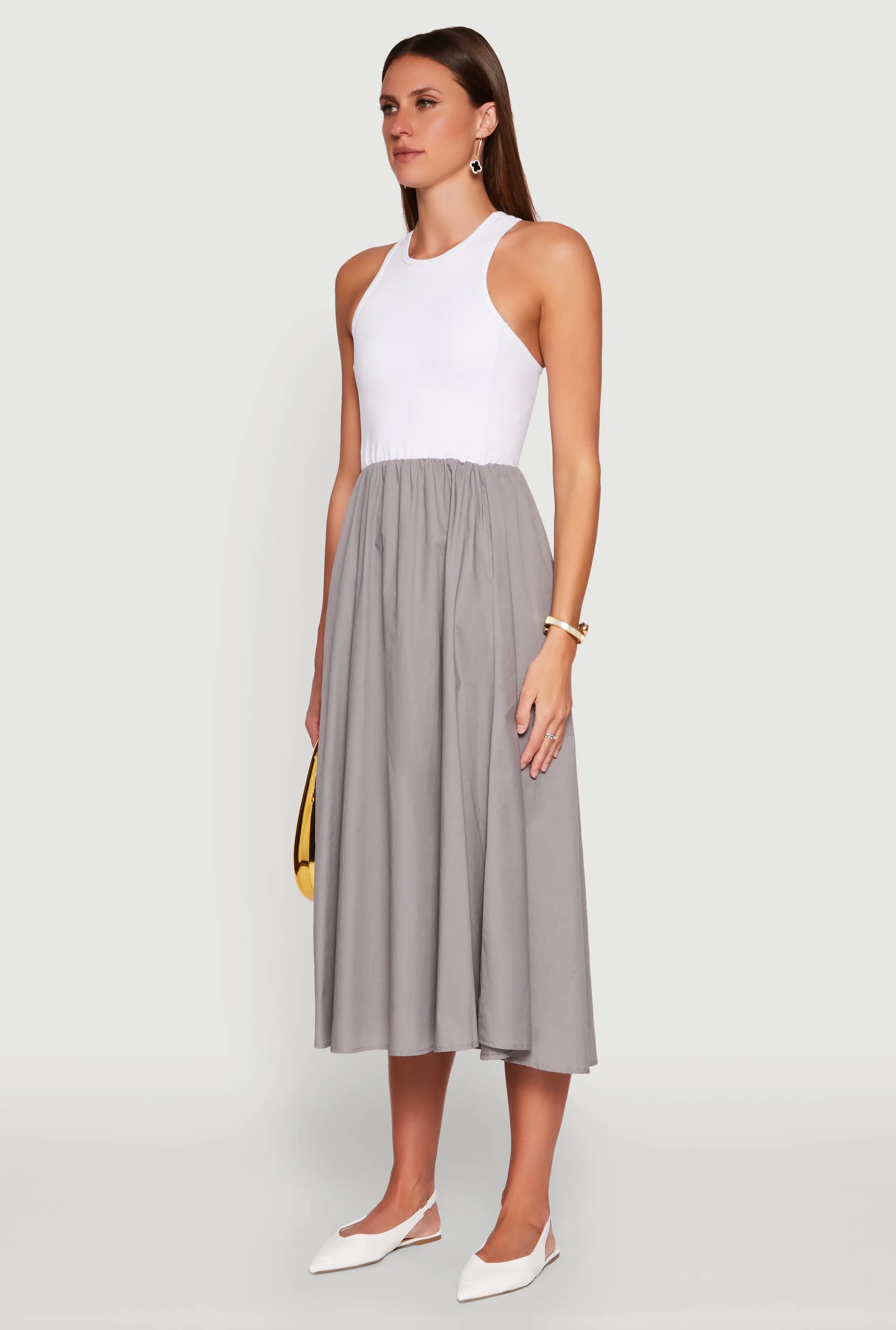 Keyhole Racerback Maxi Dress Whether dressing for work or a weekend gathering this dress is always an appropriate choice