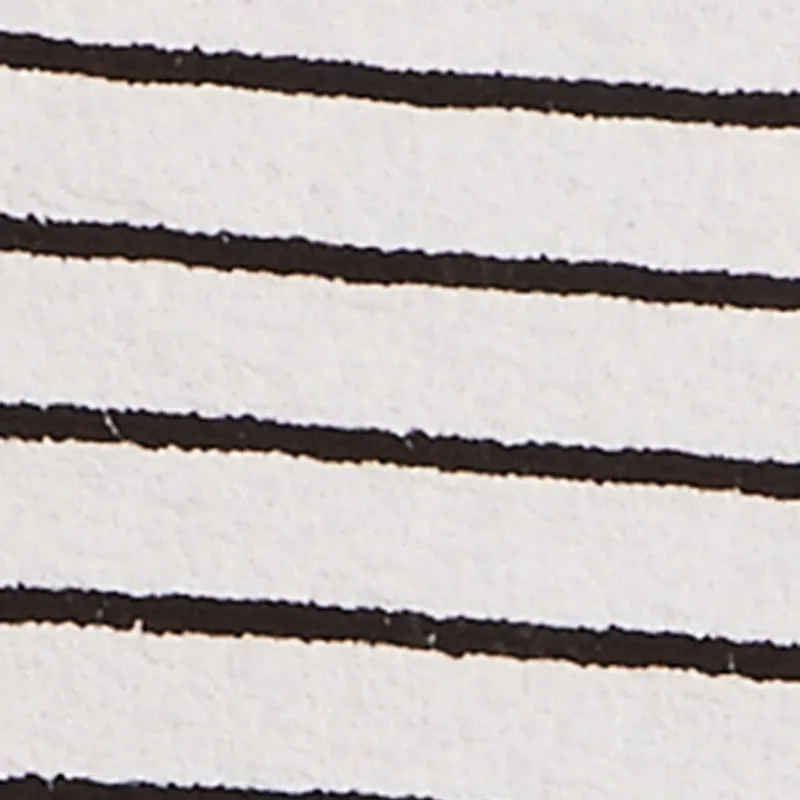 Almost Famous Striped Side Slit Maxi Skirt High Density Weave
