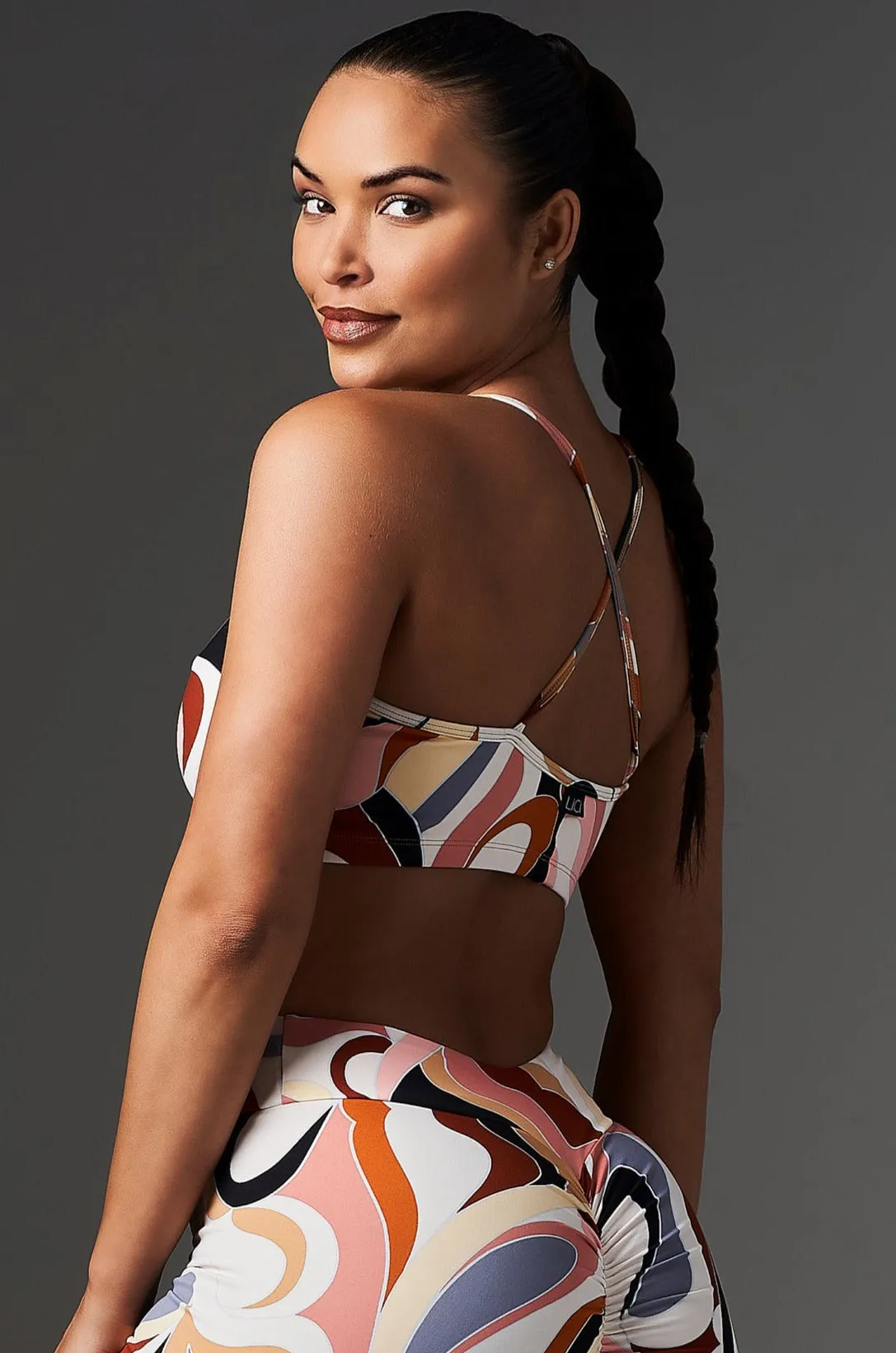 Pixie Criss Cross Crop Top Breezy Fit Smooth Line