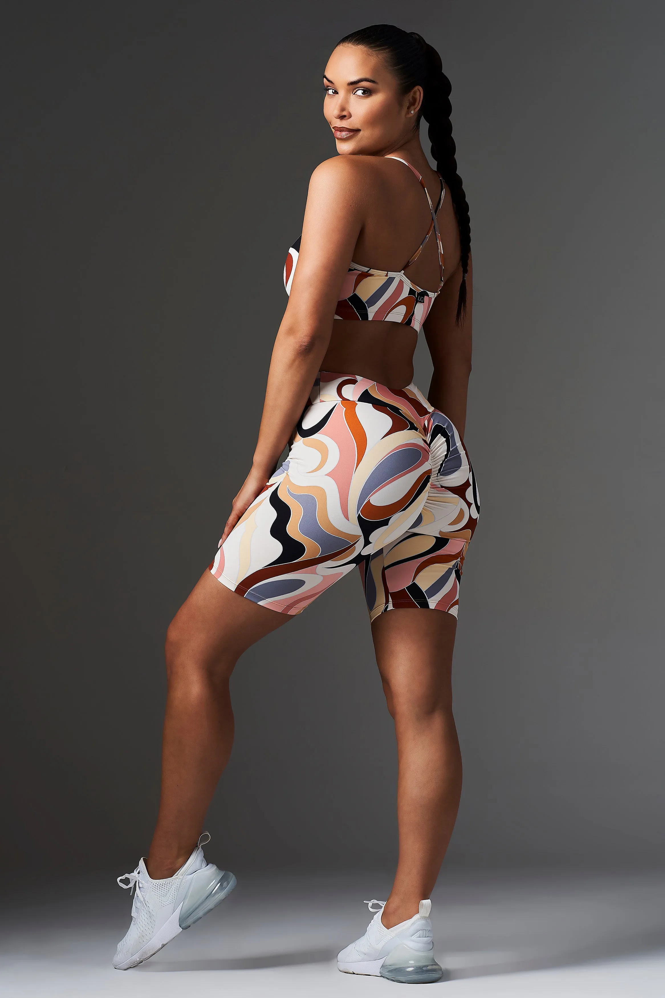 Pixie Criss Cross Crop Top Stretch Ease