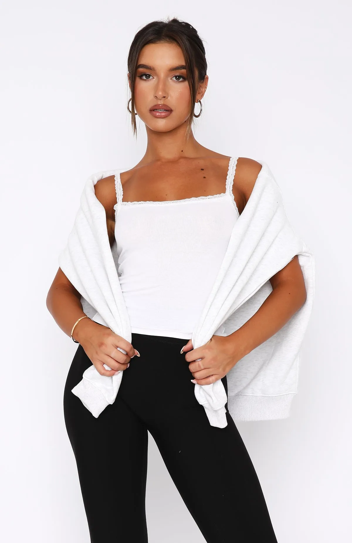 After Midnight Cami White high traffic areas Memorabilia - related