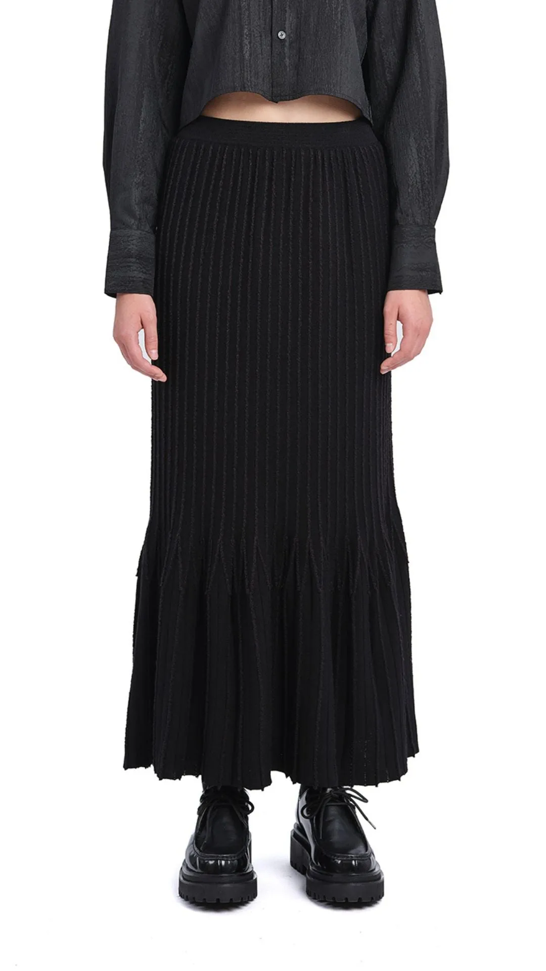 Knitted Fishtail Skirt Breathable fabric Classic Comfort