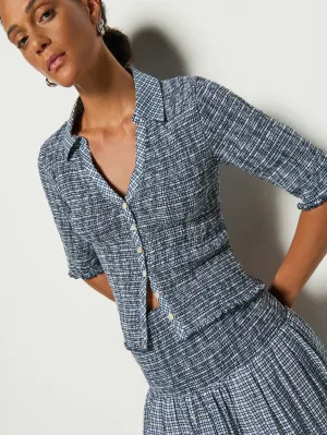 Peggy Smocked Top Ultraviolet Protection All Day