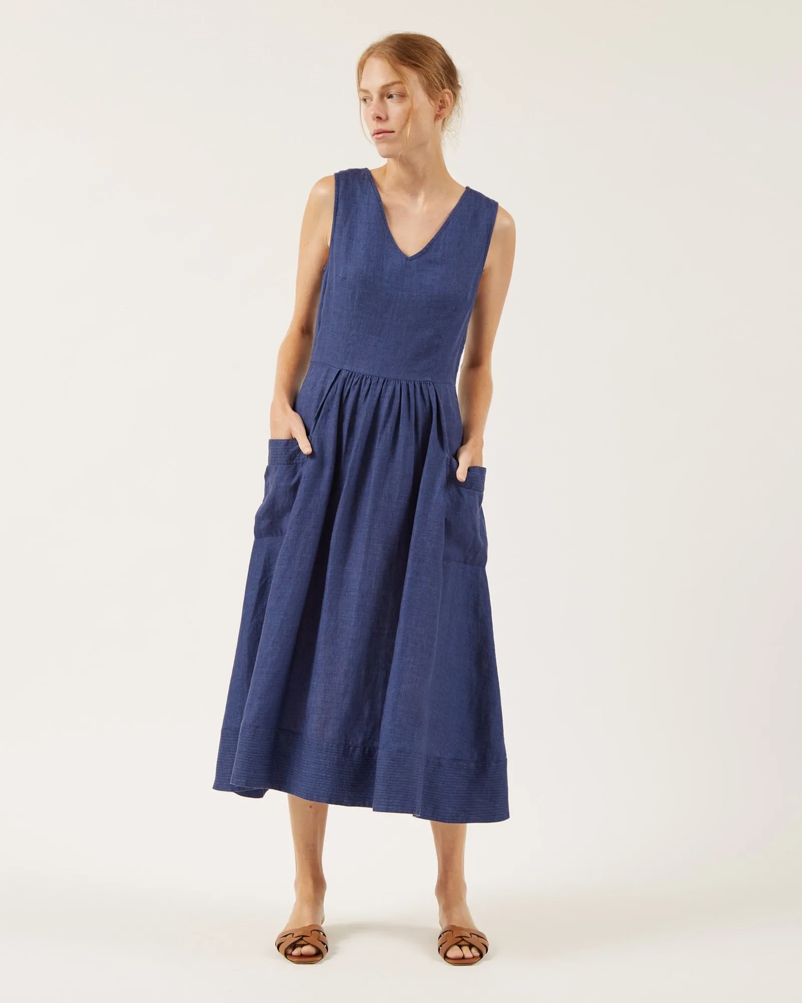 Linen Elsa Dress Charm Core