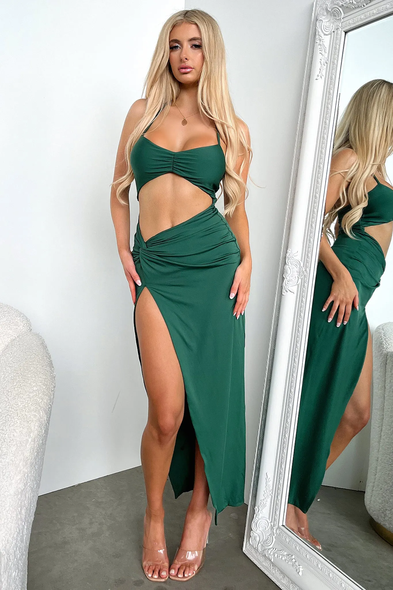 Kyle Midi Dress - Emerald Day-To-Night Wear
