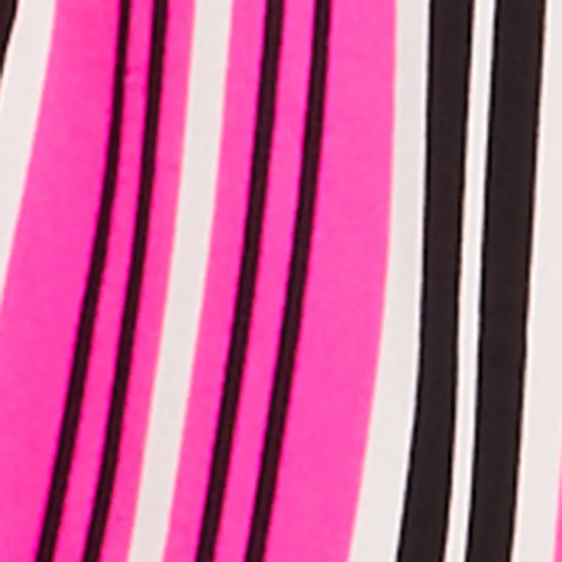 Suede Touch Bold pattern maxi Sleeveless Striped Shirt Dress