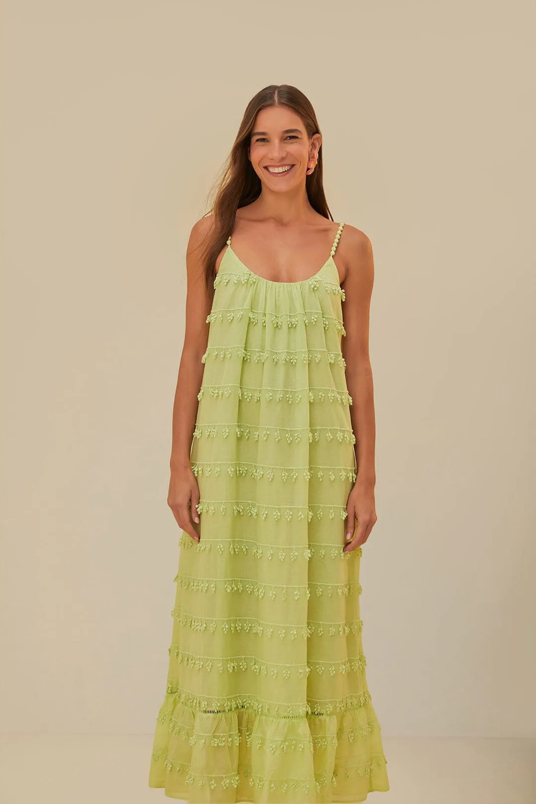Designed with comfort in mind this dress is perfect for all-day wear Black Chic Green Trimmed Maxi Dress