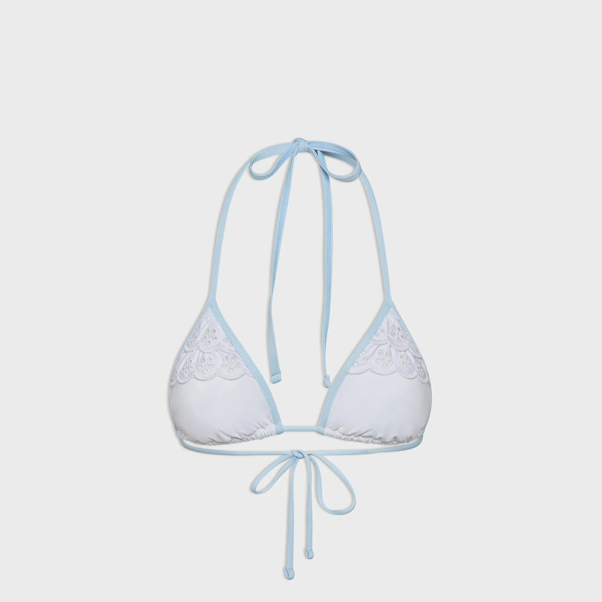Quick Release Buckle Flexible Underwire Frankies Bikinis Nick Top - Spring Cloud