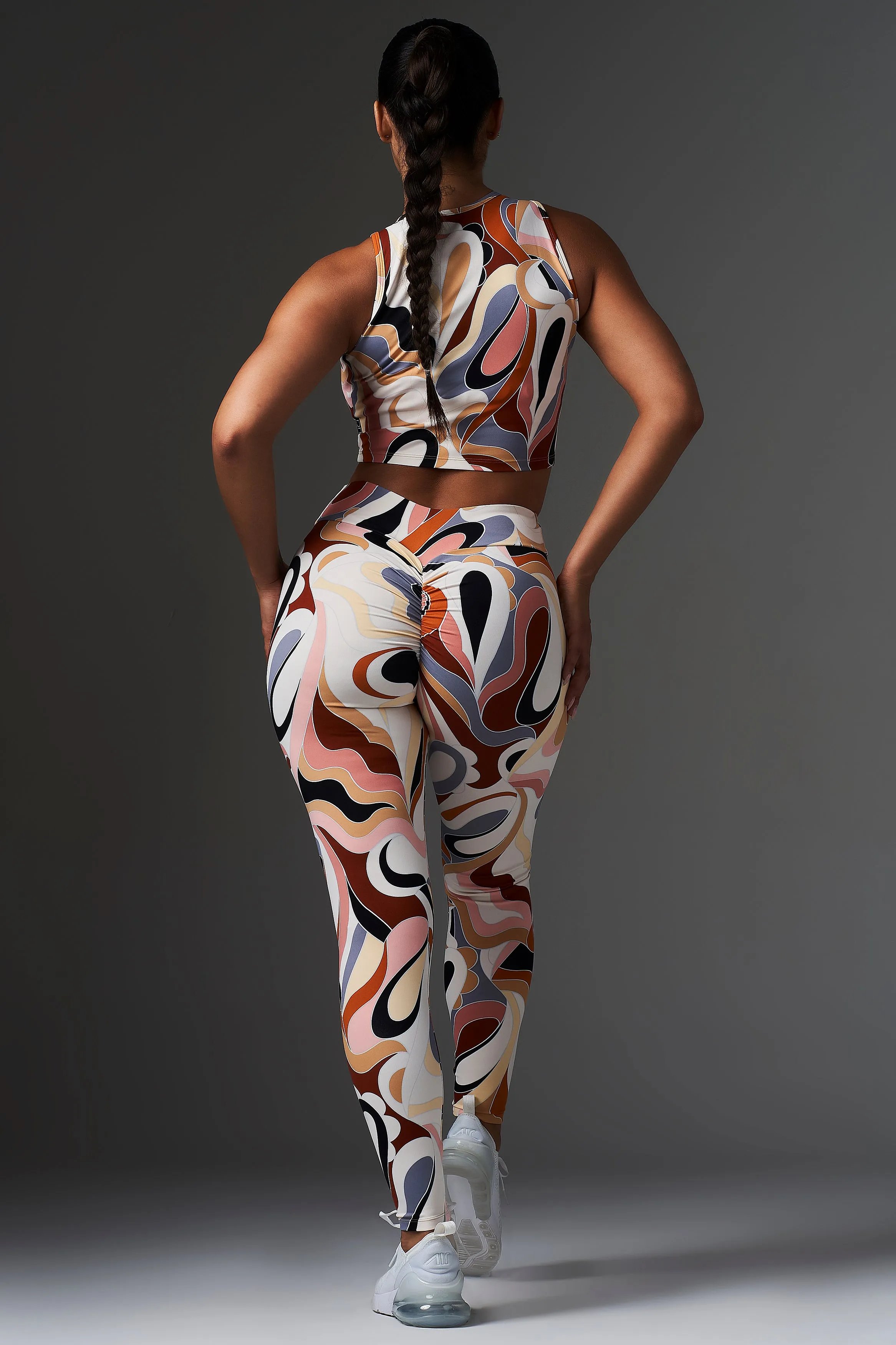 Reinforced Knees DoubleStitched Seams Pixie High Waist Scrunch Legging