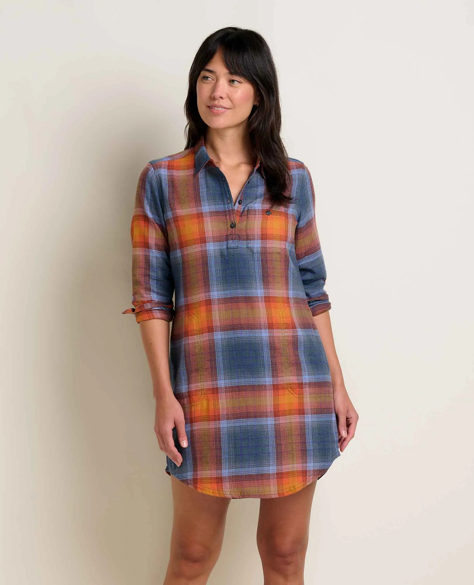 Legend Fit Re-Form Flannel Shirtdress