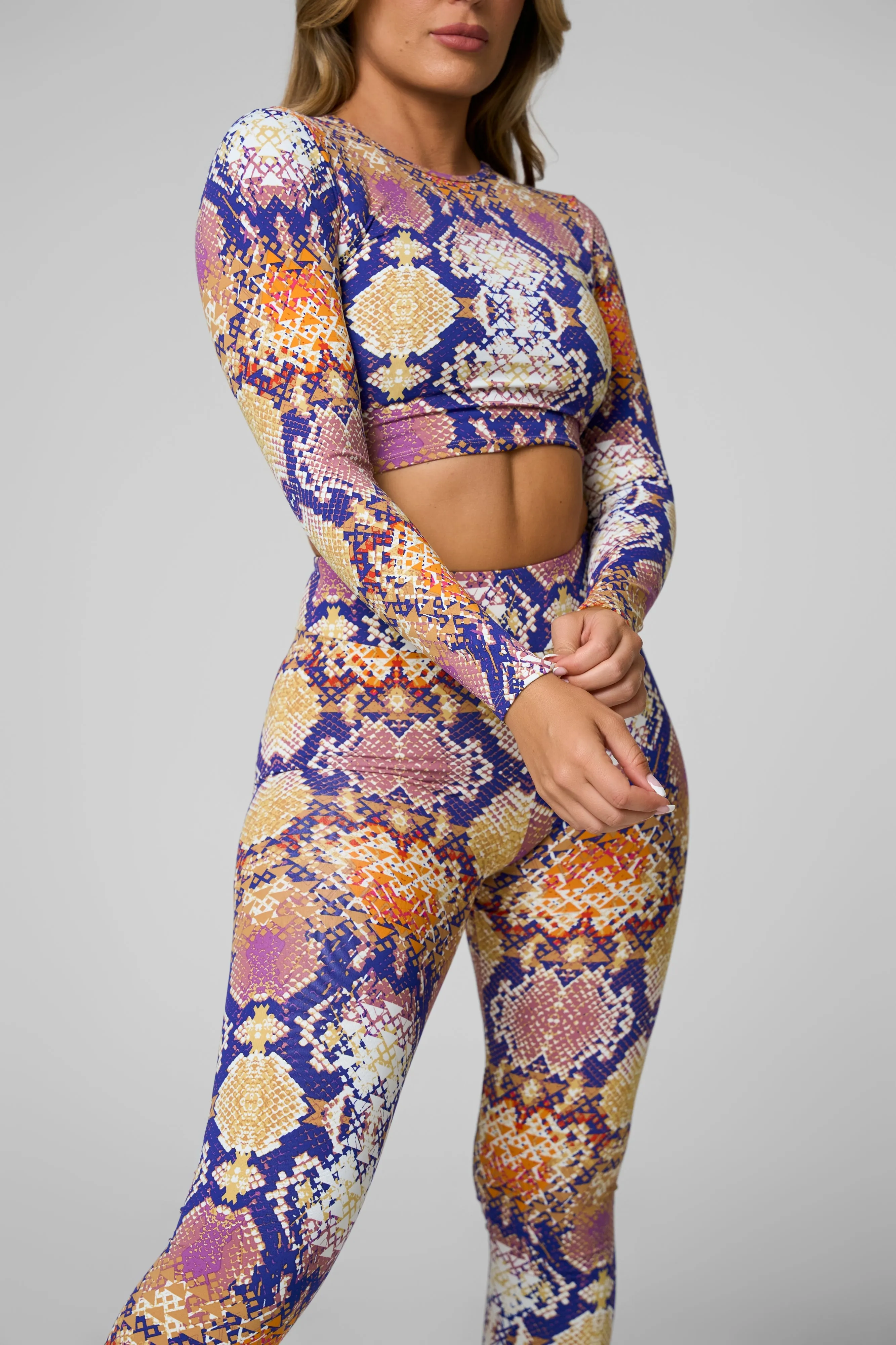 Chakra High Waist Scrunch Legging Ocean Fit ReinforcedStitching