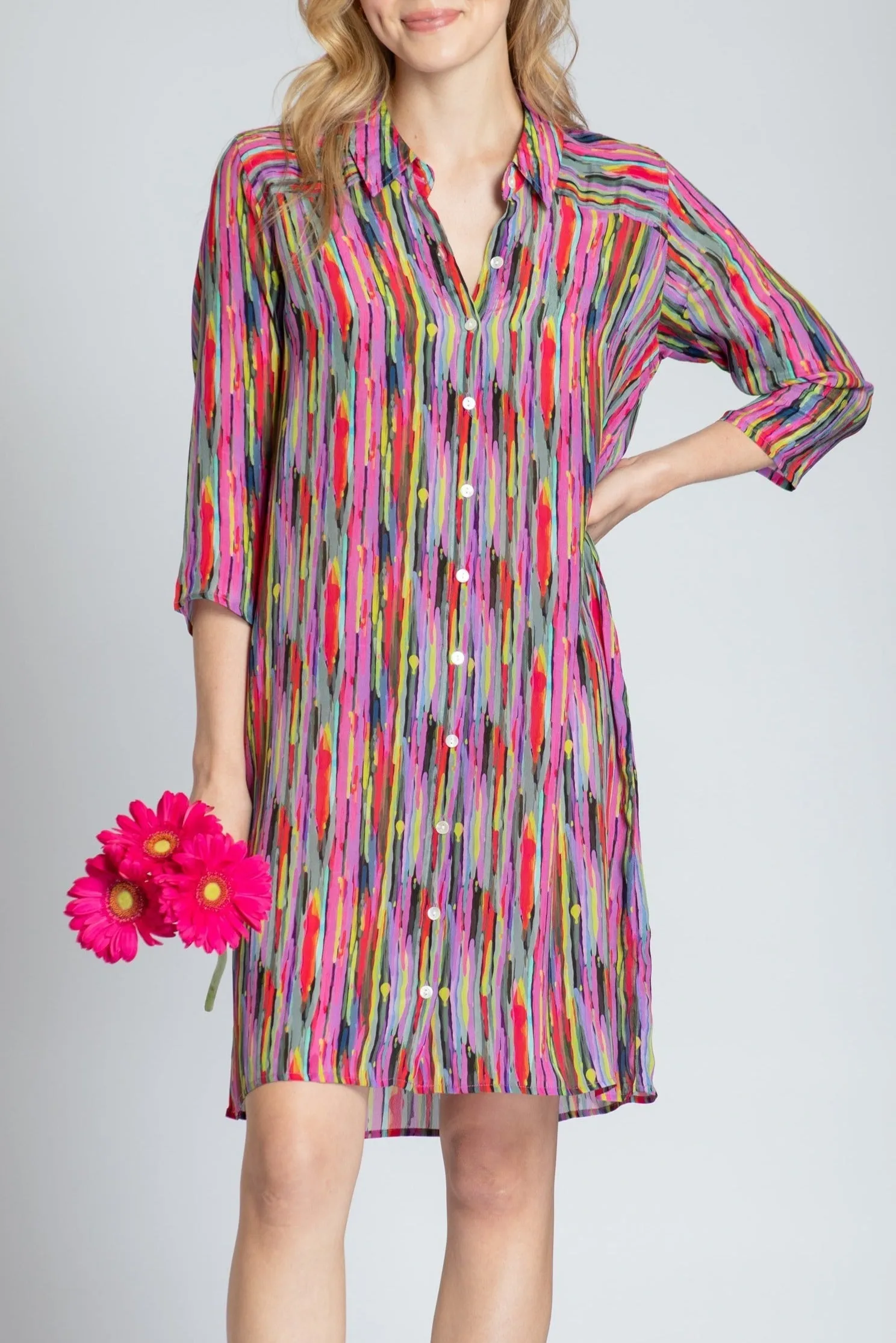 Serene Ease Thin Core Shirt Dress