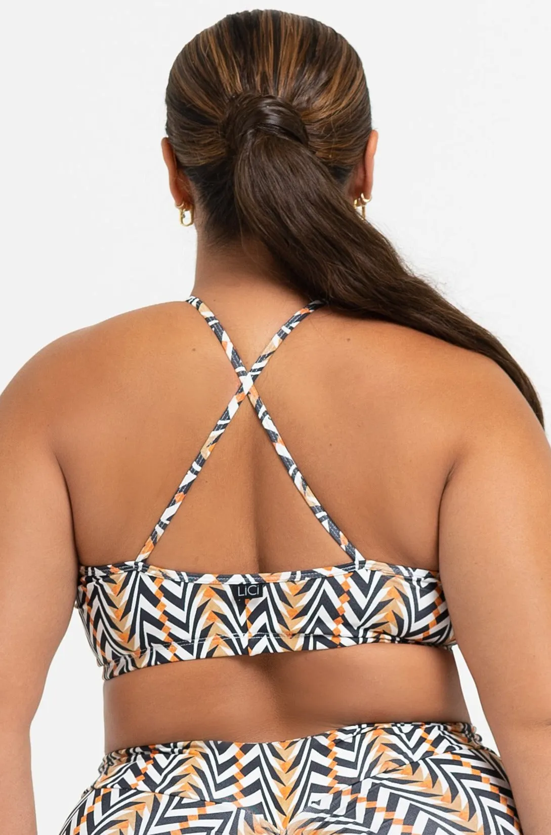 Tribal Criss Cross Crop Top Data Mode