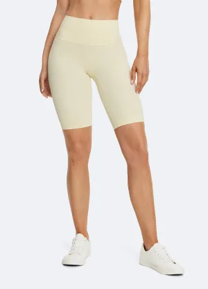 Butter Yellow Bike Shorts Gym Wear