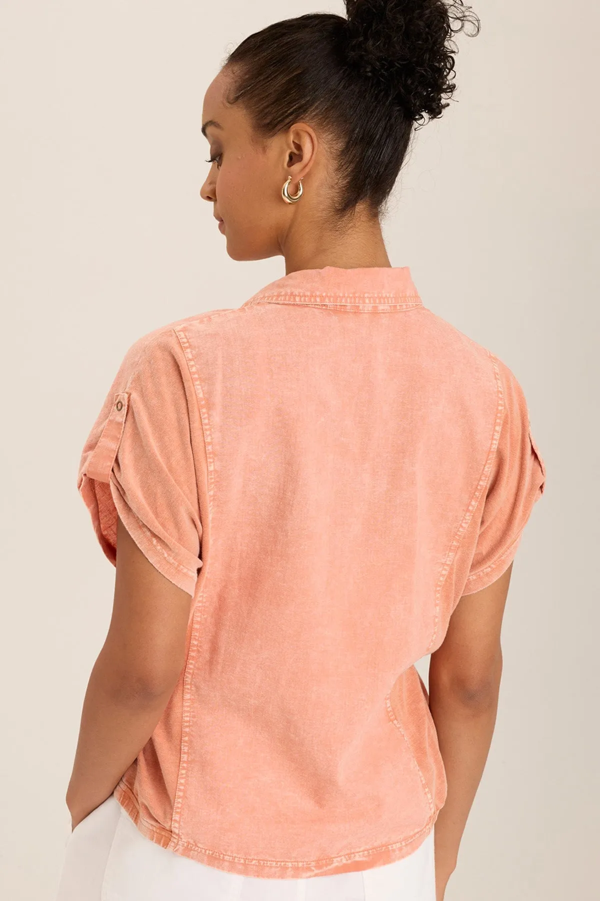 OekoTexCertified Foldable Hem Abner Top