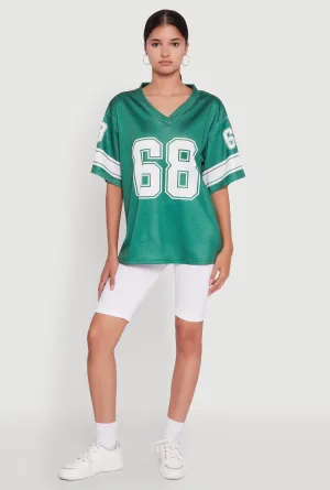 AntiStaticFinish Casual Choice Wear 68 Graphic V-Neck Football Jersey