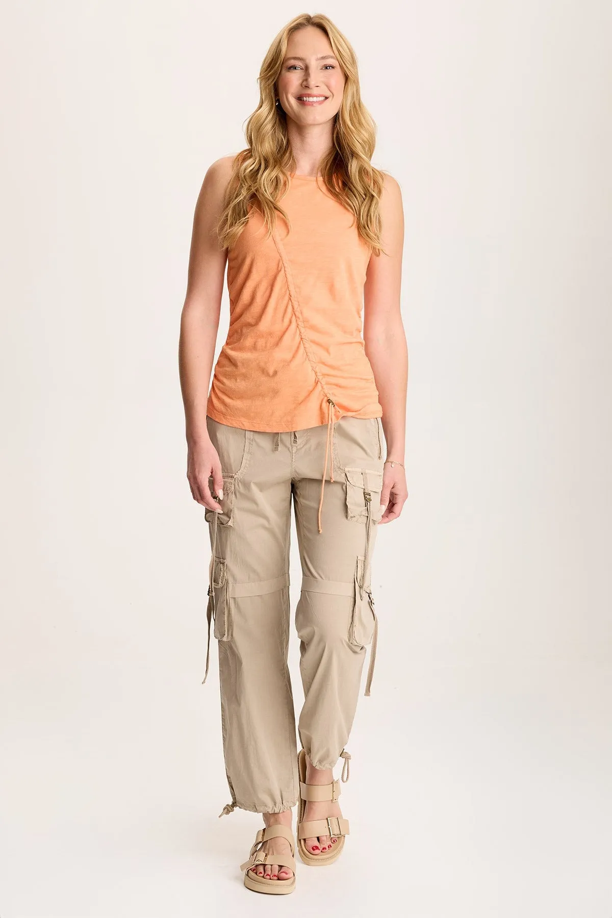 Sherwin Scoop Neck Cinchable Tank Hero Mode
