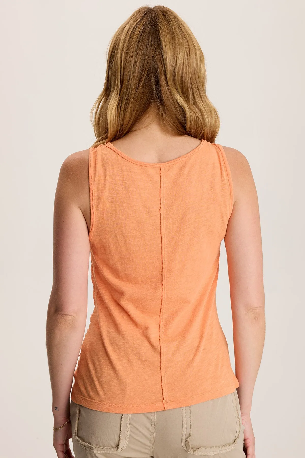Sherwin Scoop Neck Cinchable Tank Office Mood