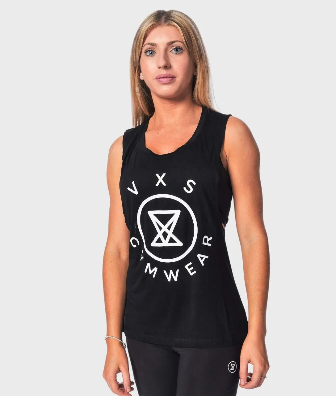 Logo Sleeveless Pure Tone