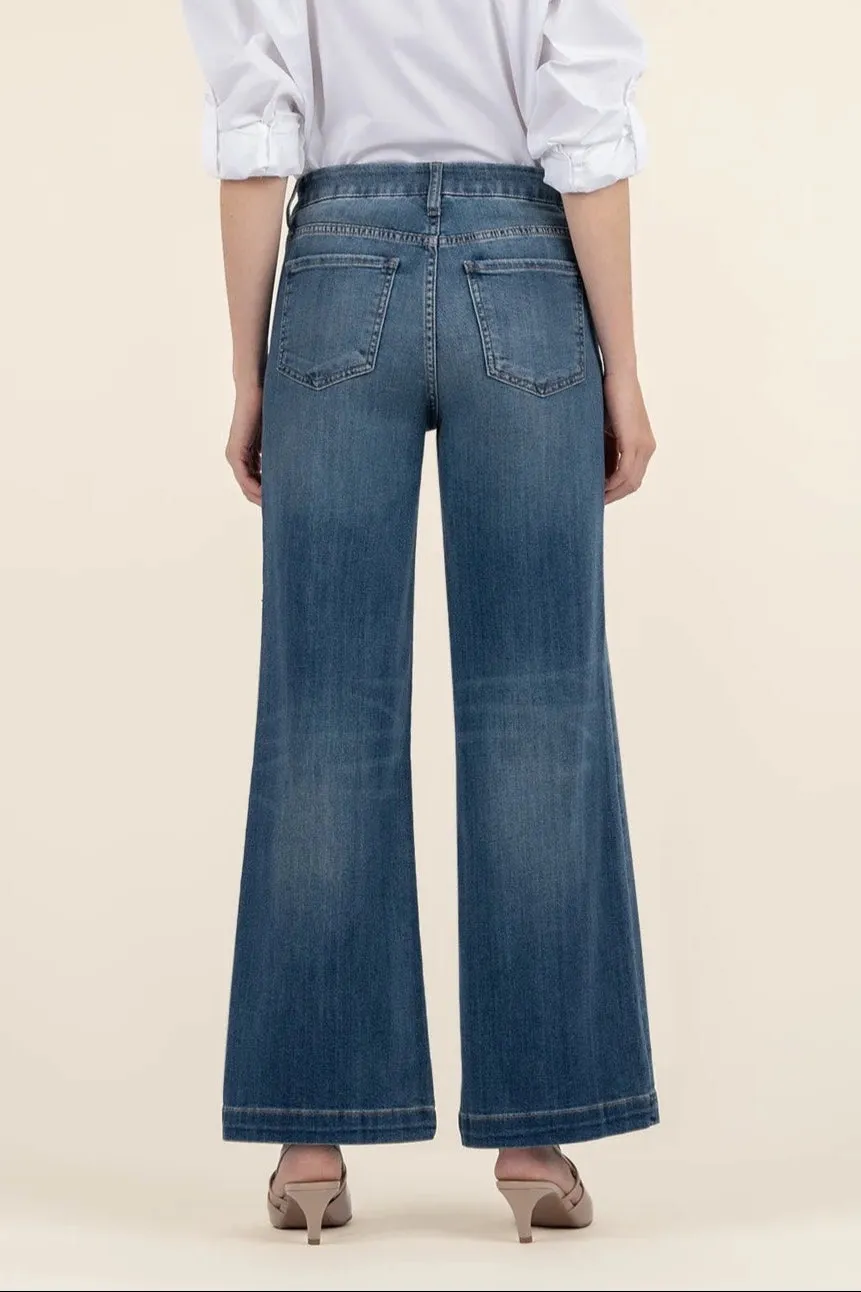 KUT From The Kloth Meg High Rise Wide Leg Jean StaticFreeLining