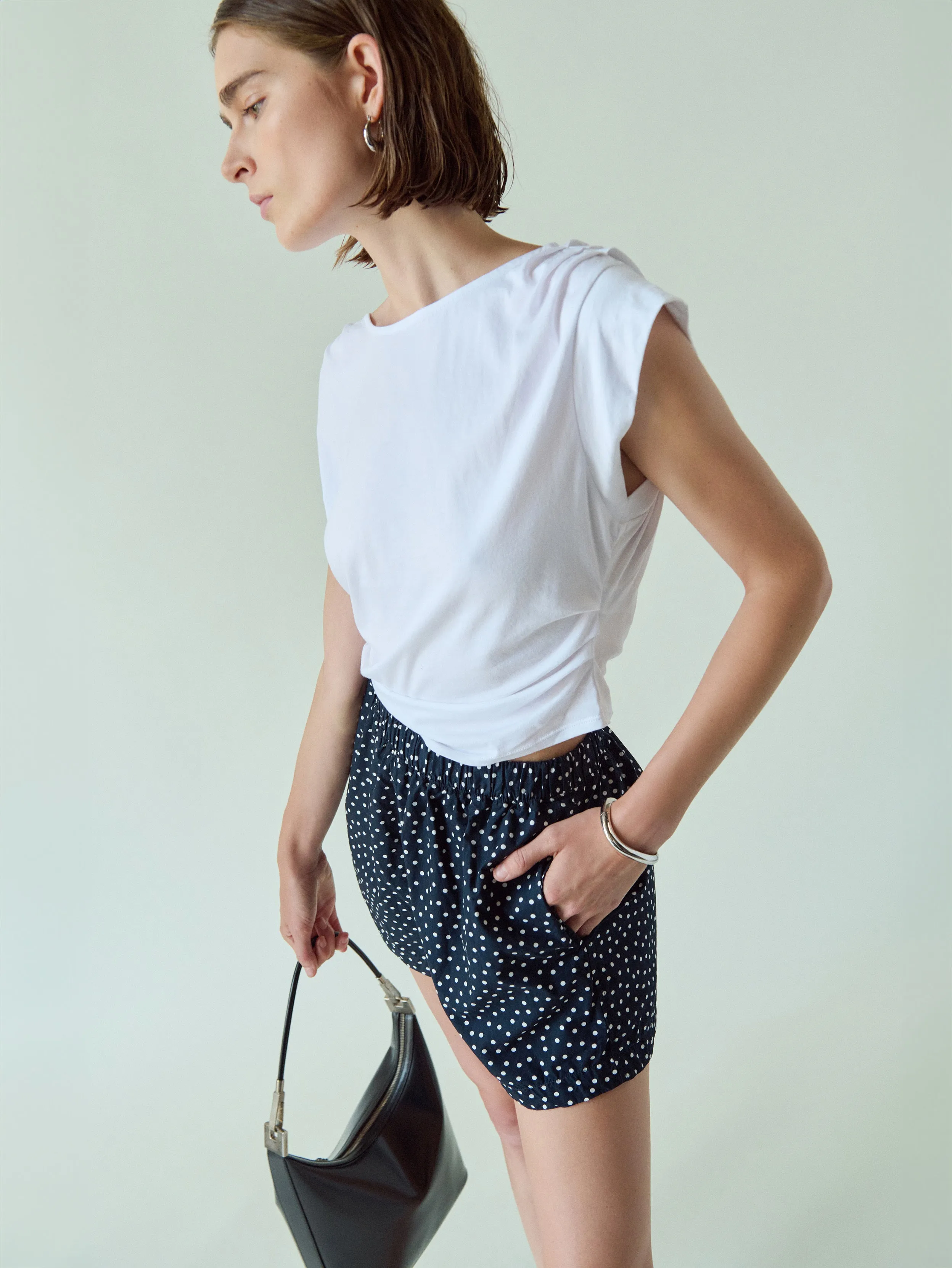 ConvertibleStyle Thin Core Cerre Cap Sleeve Tee